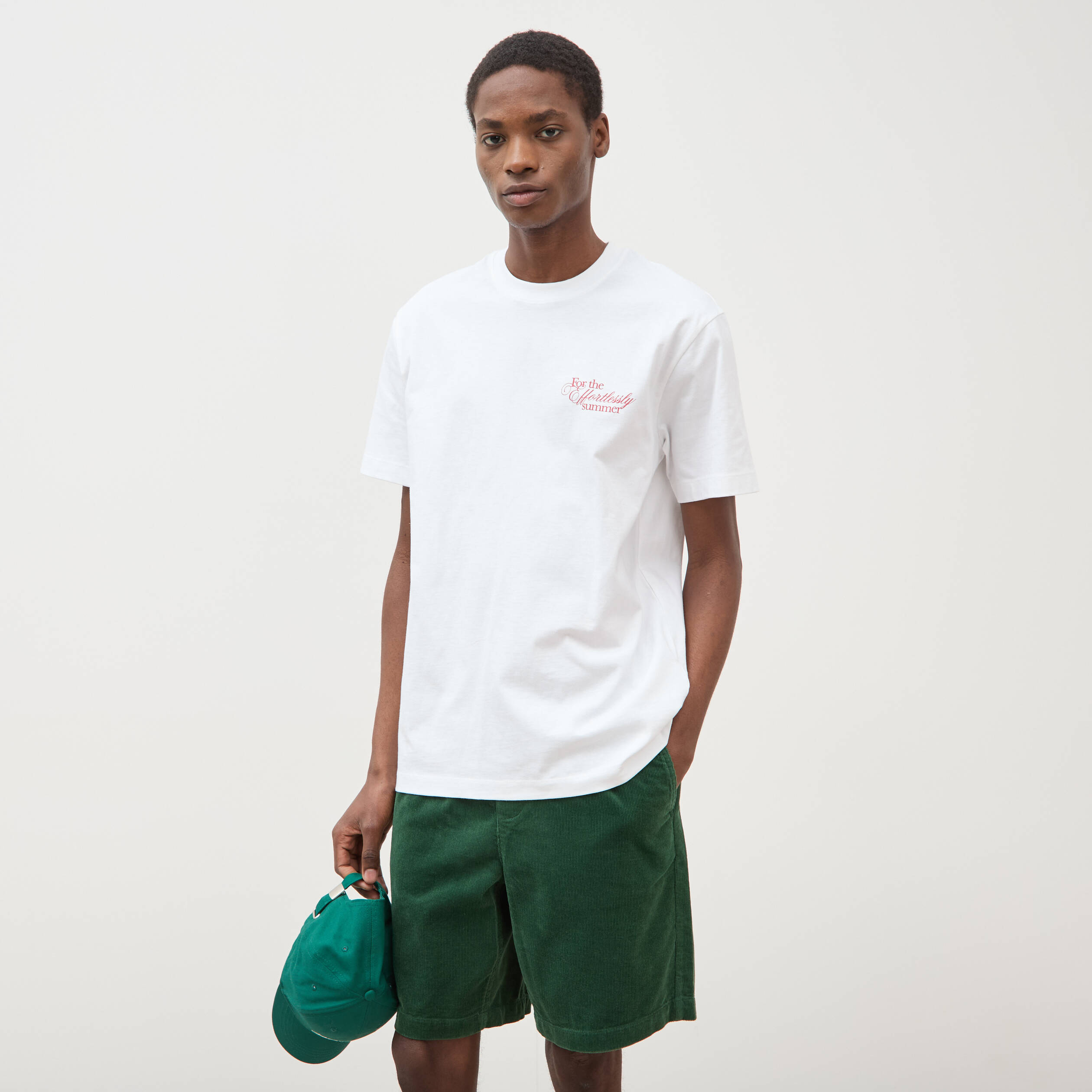 T-shirt en coton blanc homme