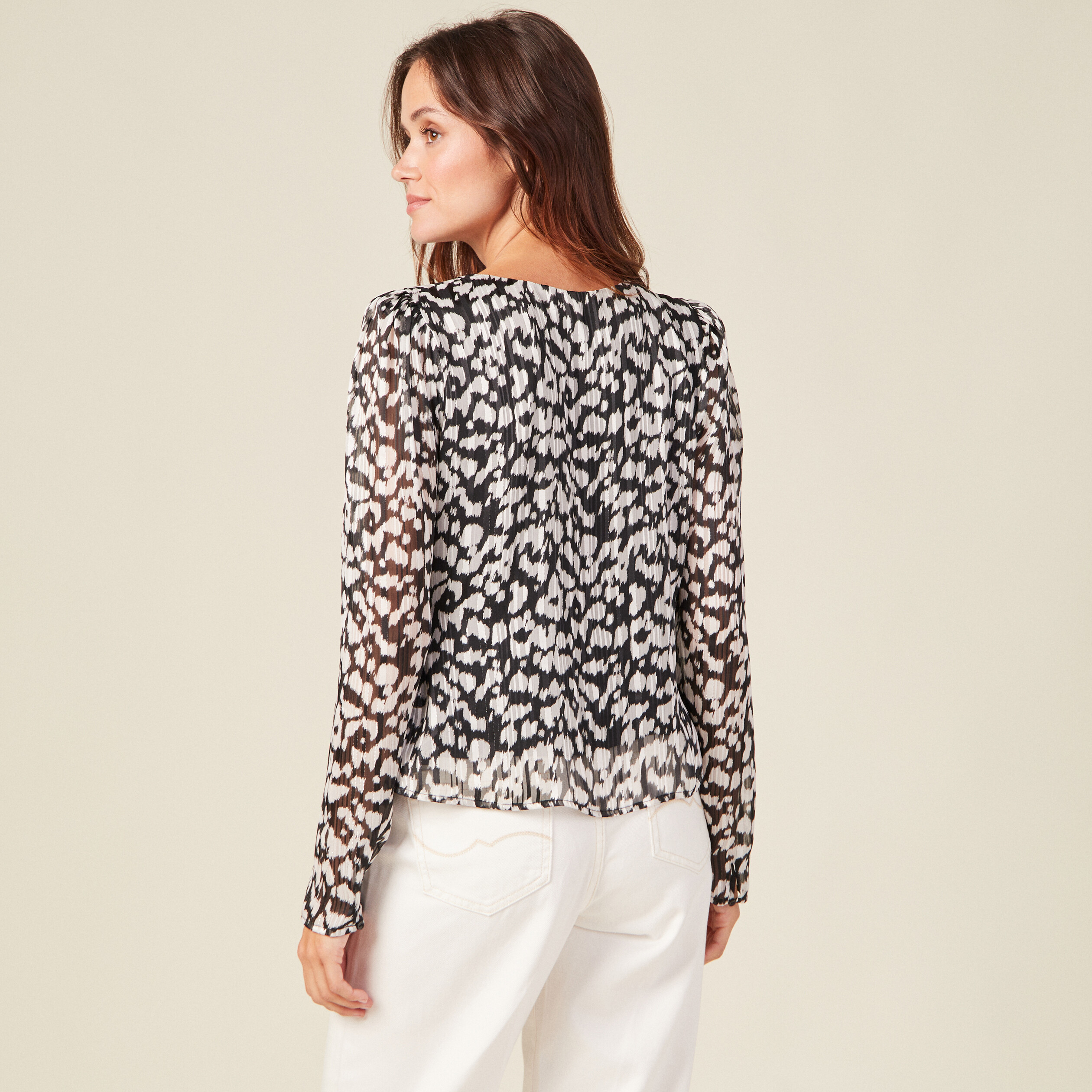 blouse manches longues noir femme Blouse manches longues noir femme