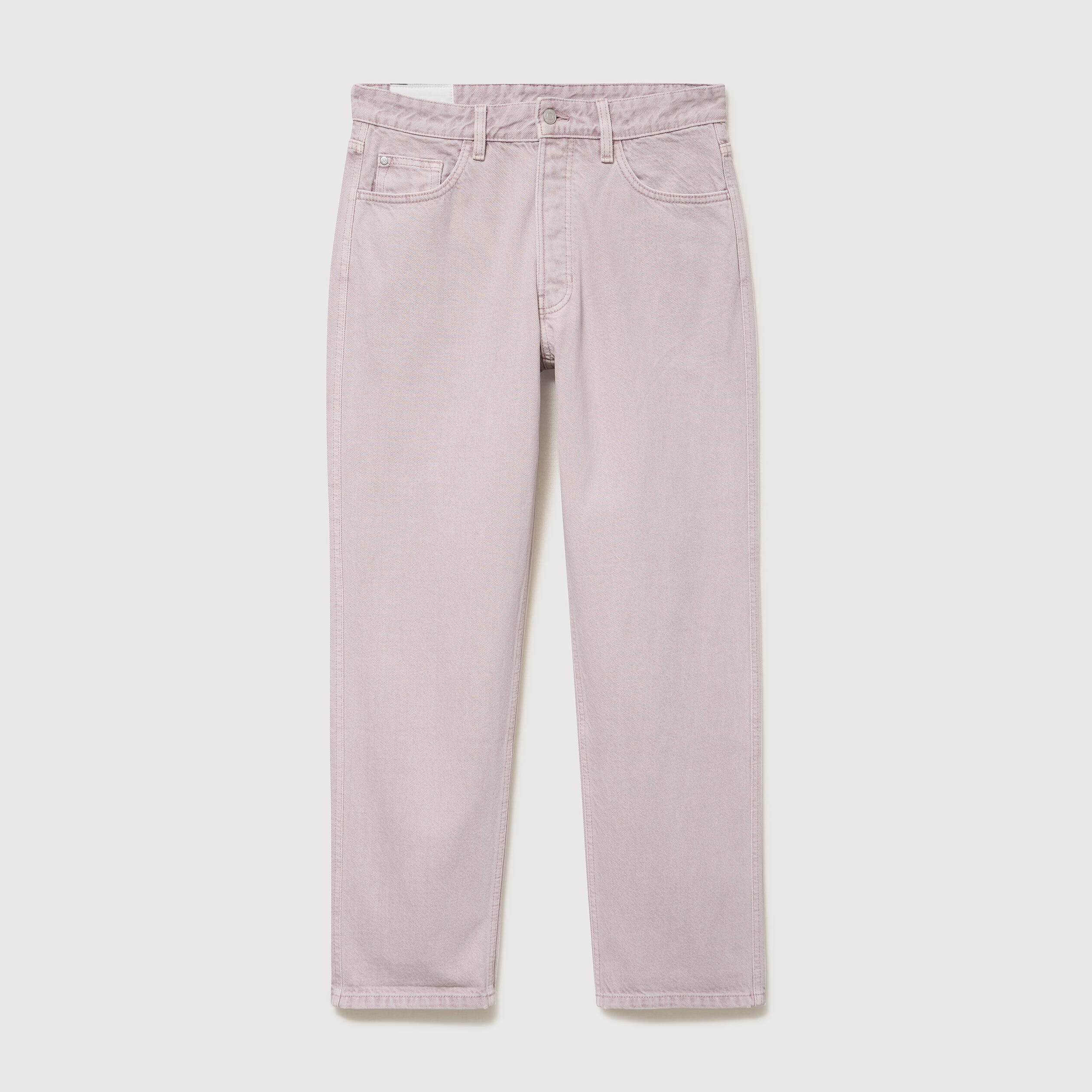 Jeans large longueur 32 en coton parme homme