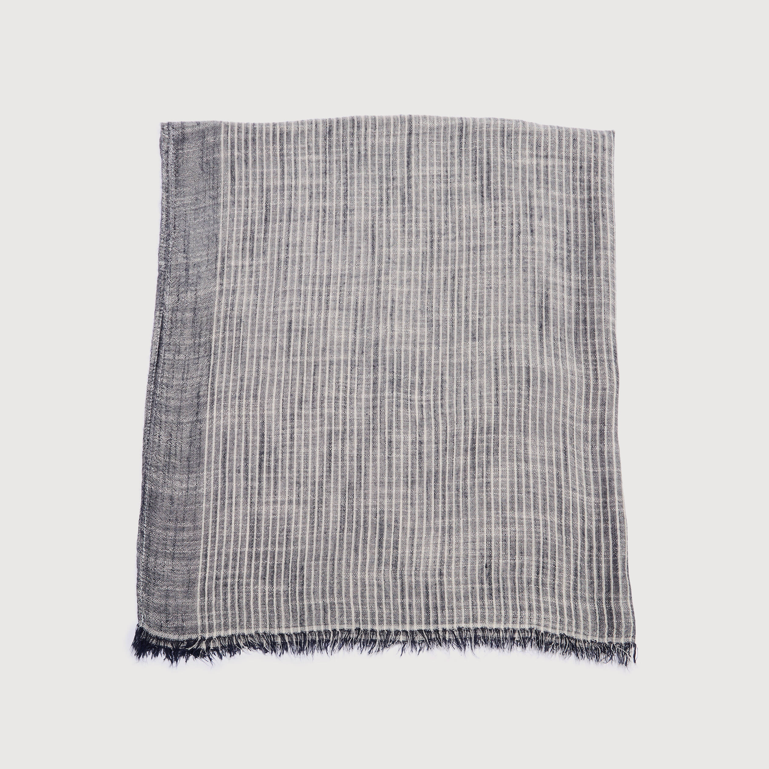 Foulard ray&eacute; bleu ciel homme
