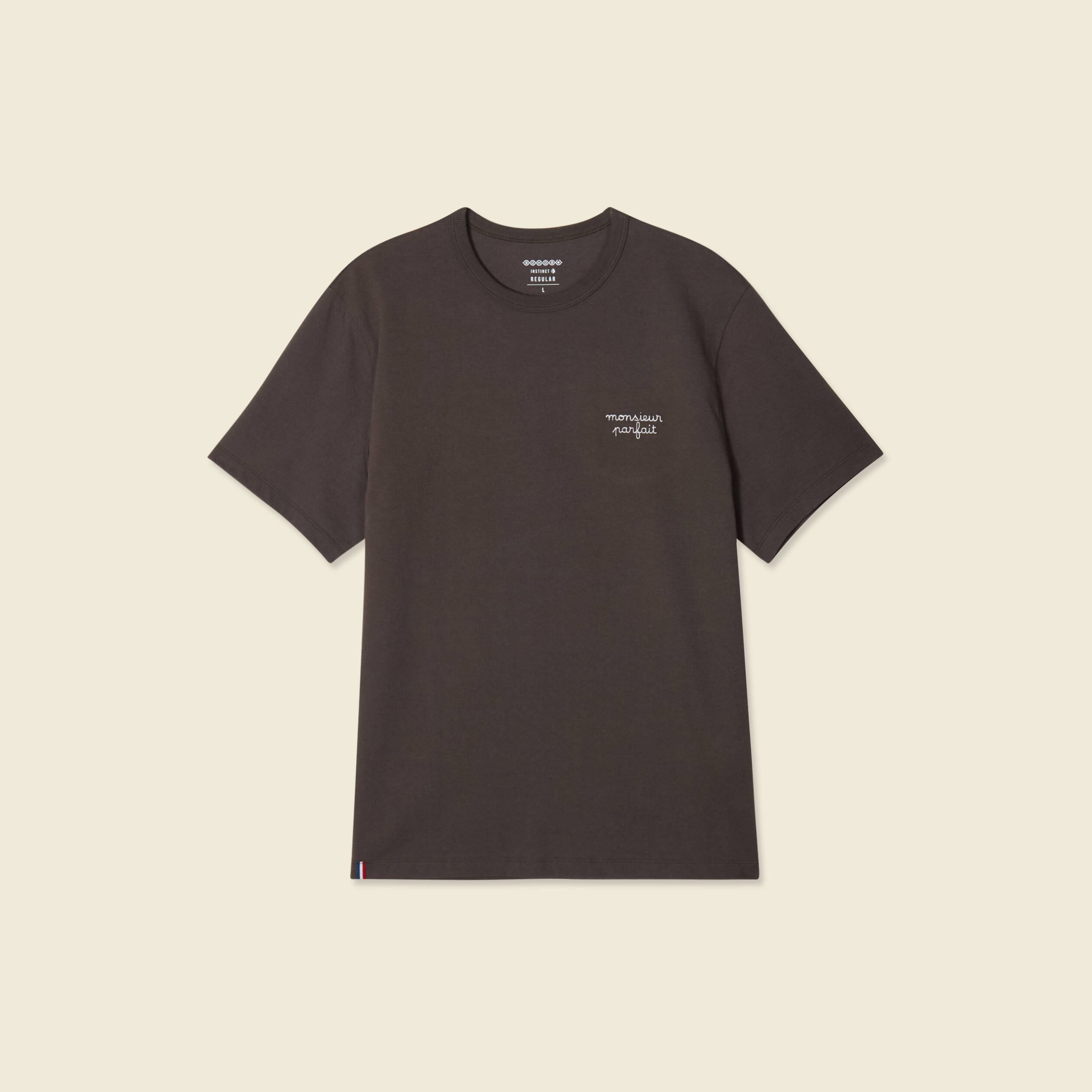 T-shirt manches courtes vert kaki homme
