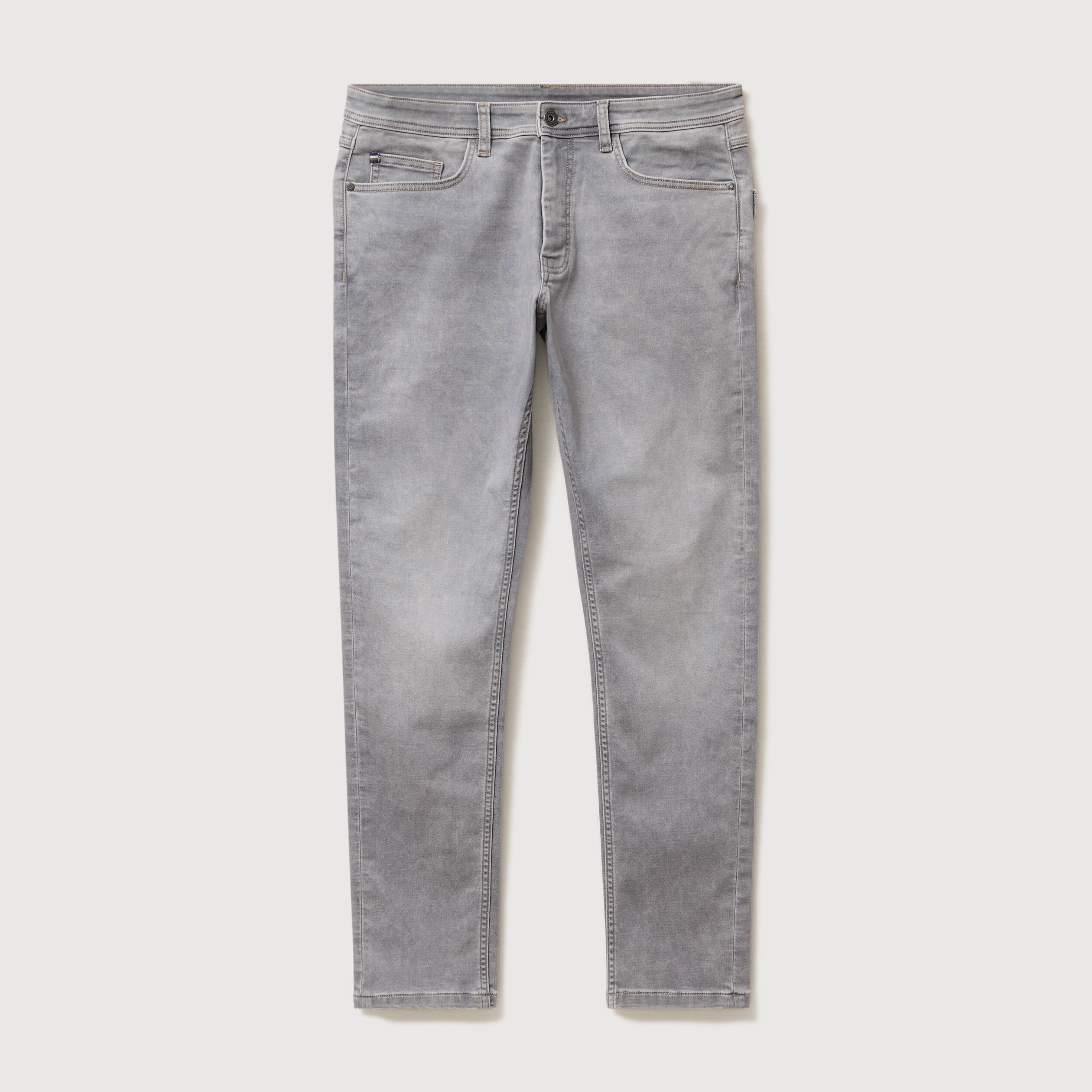 Jeans slim longueur 32 denim gris homme