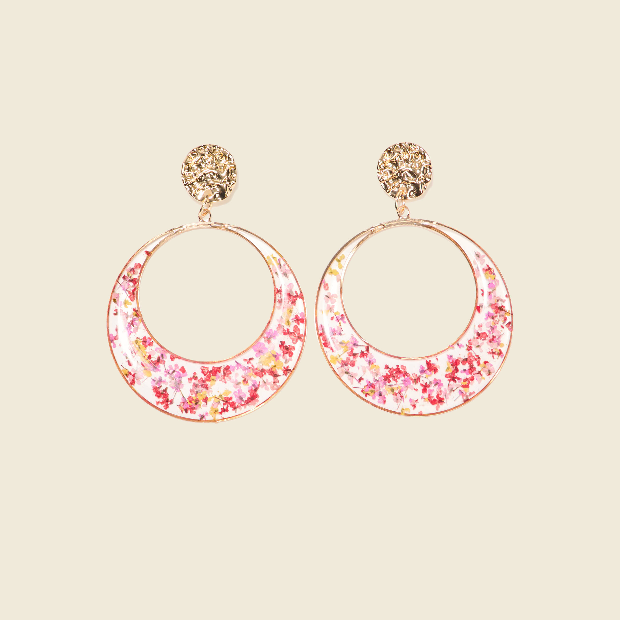 boucles doreilles pendantes rose femme Boucles d'oreilles pendantes rose femme
