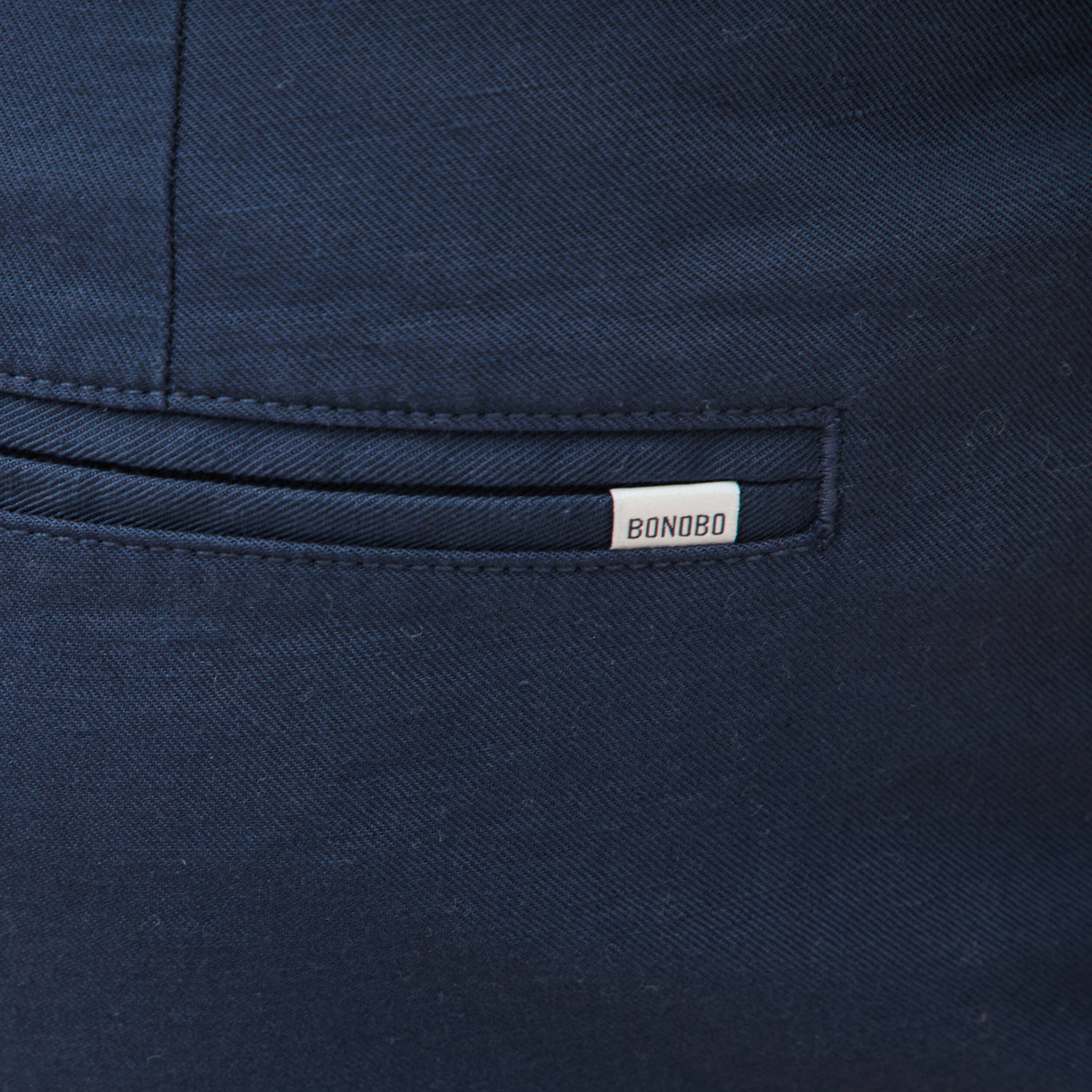 Bermuda bleu fonc&eacute; homme