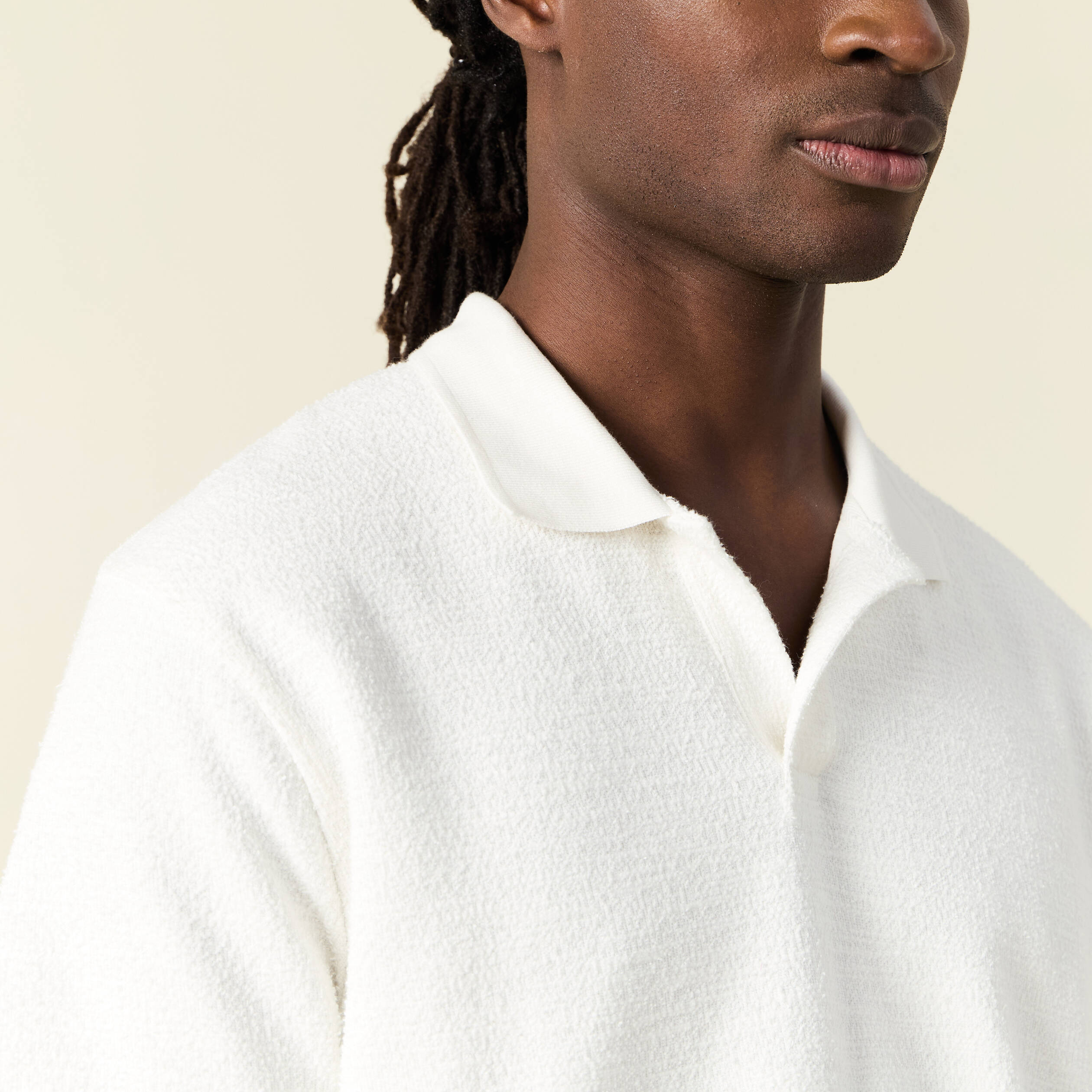 polo manches courtes ecru homme Polo manches courtes ecru homme