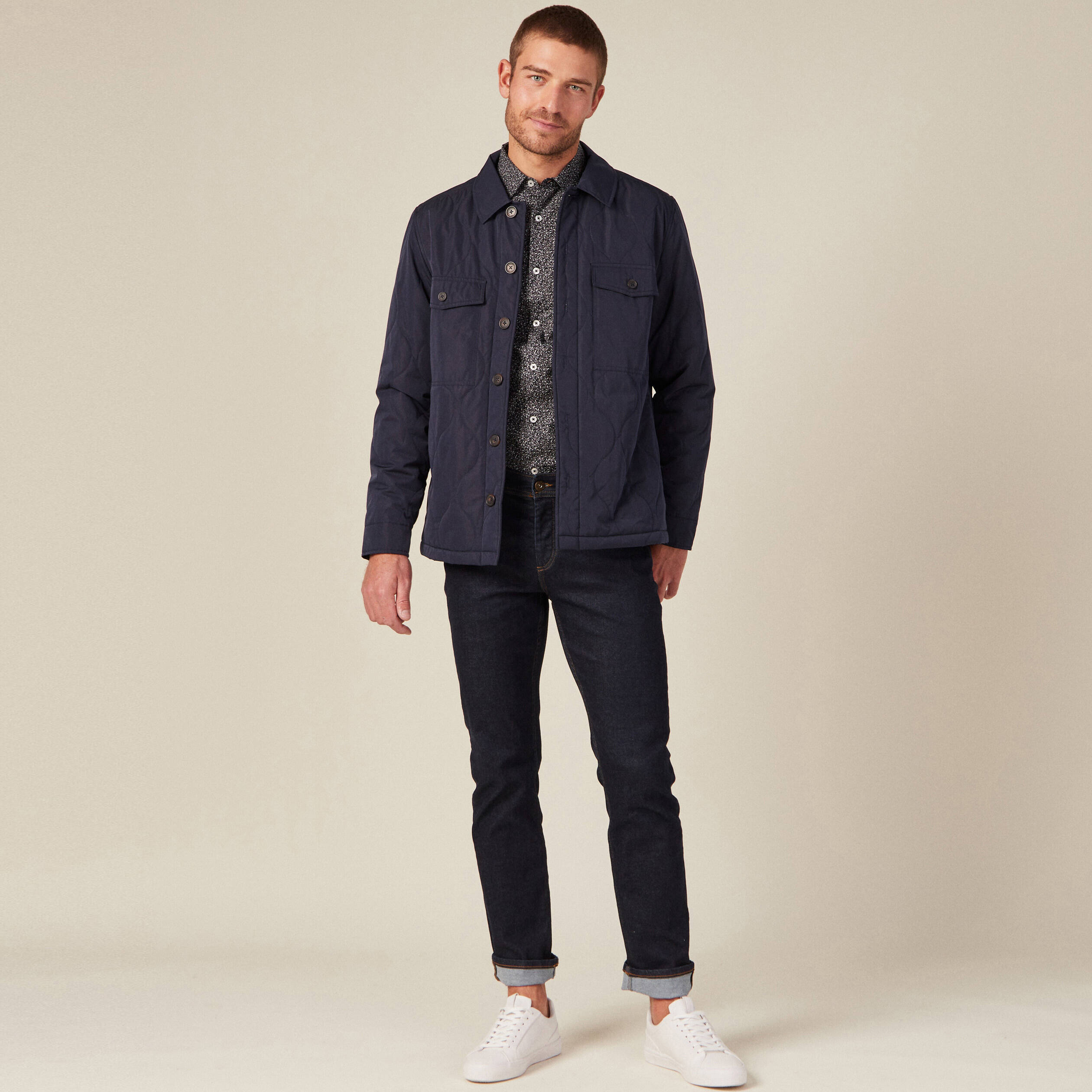 Chemise éco-responsable noir homme