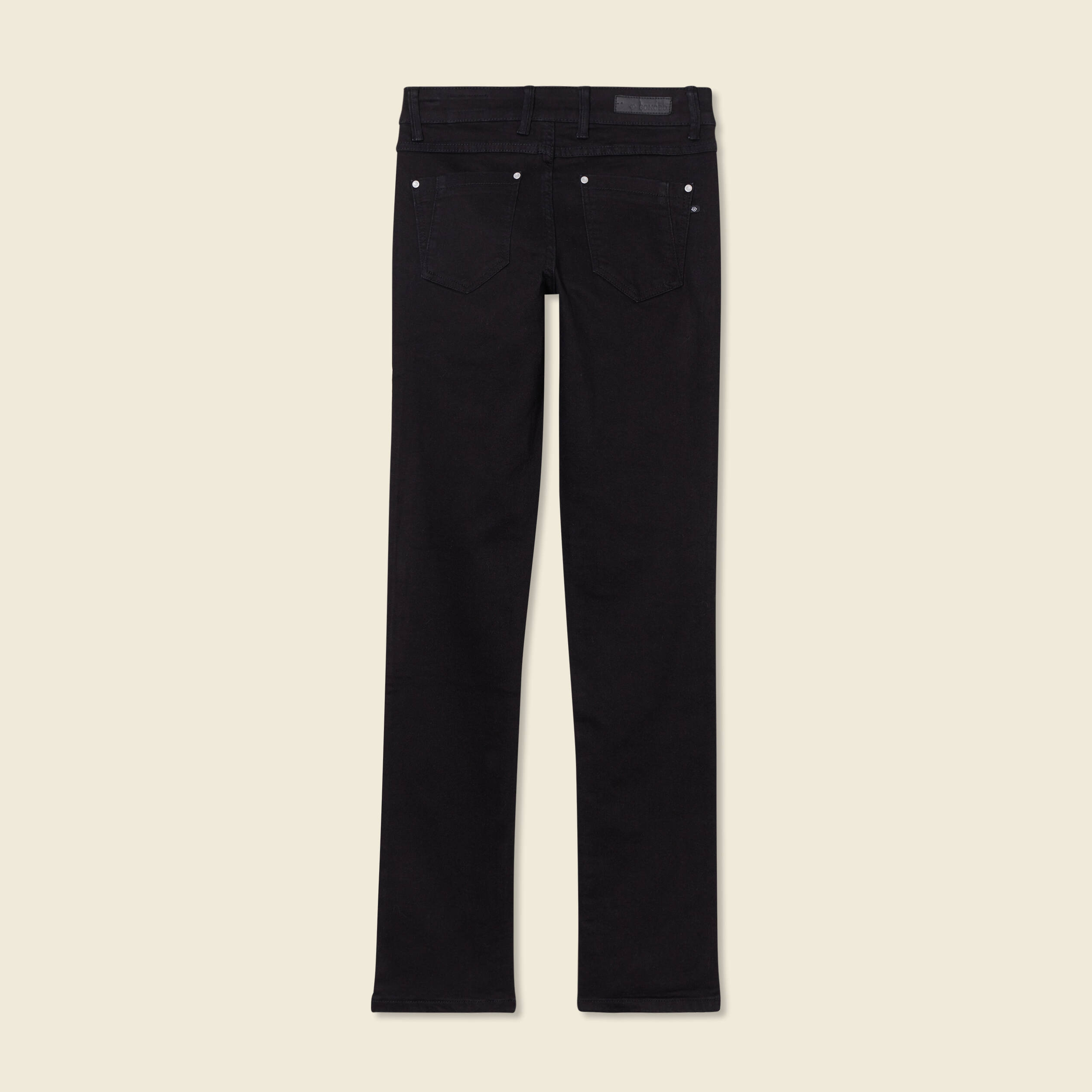 jeans regular 5 poches denim noir femme Jeans regular 5 poches denim noir femme