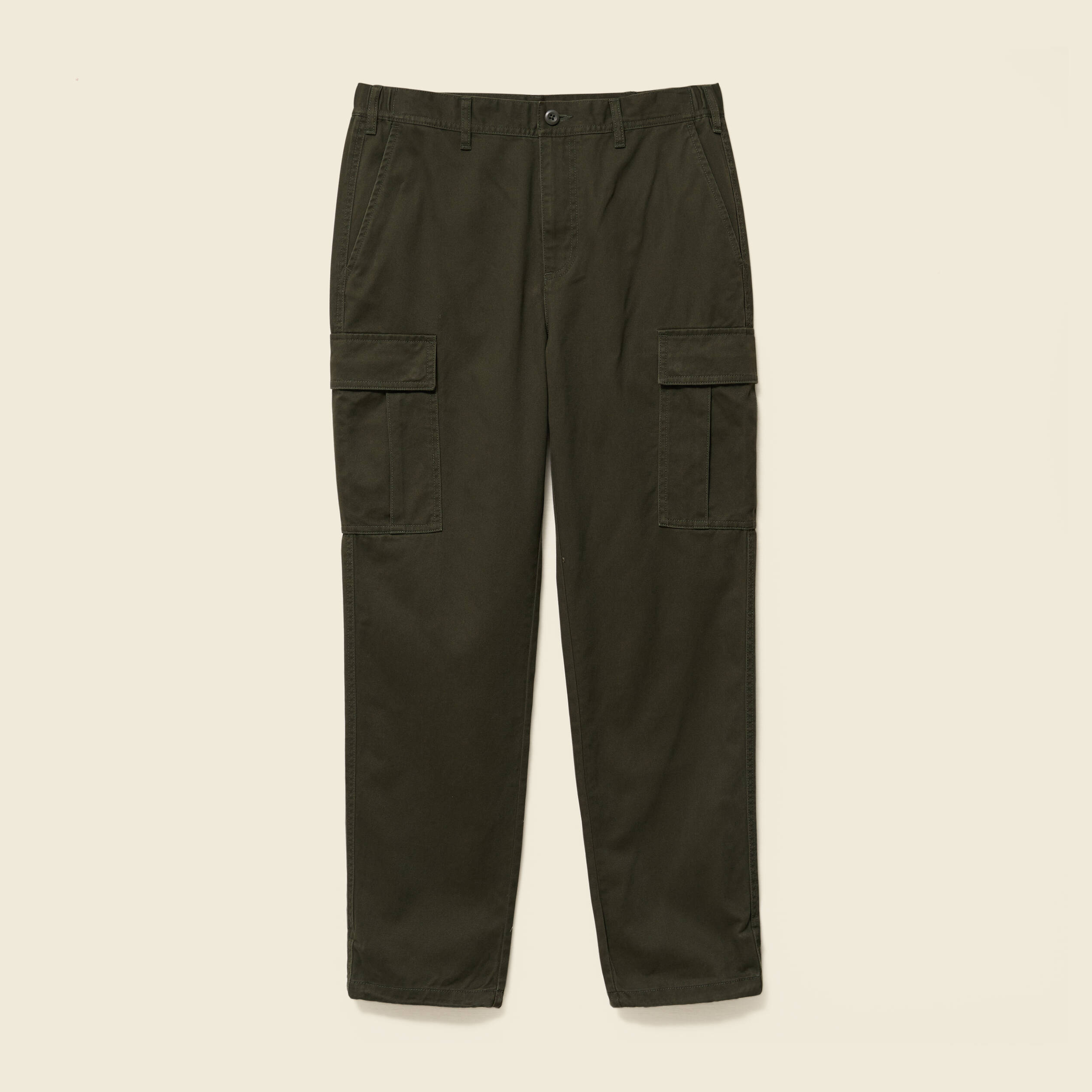 Cargo coupe battle en coton vert kaki homme