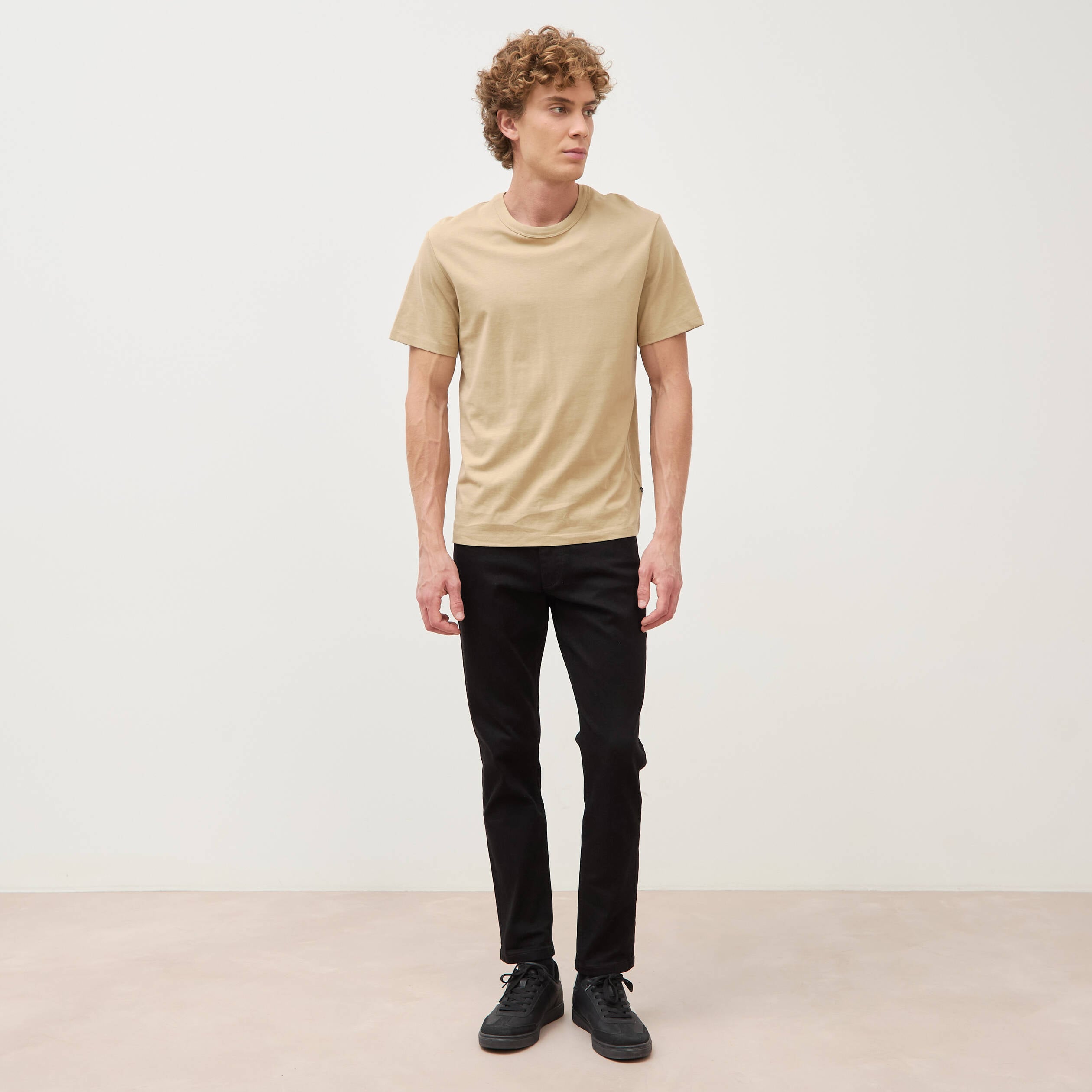 Jeans slim longueur 30 denim noir homme