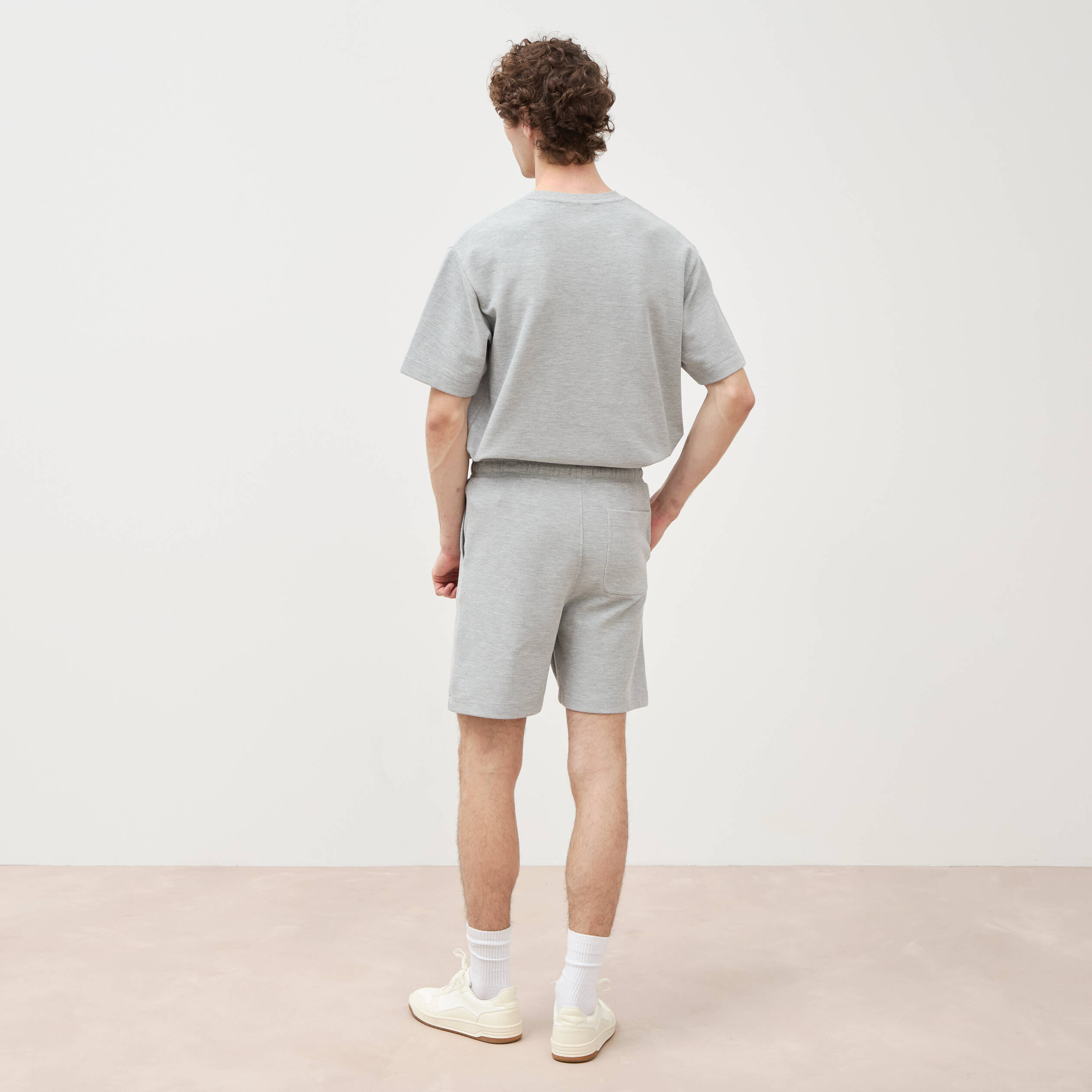 Short gris homme
