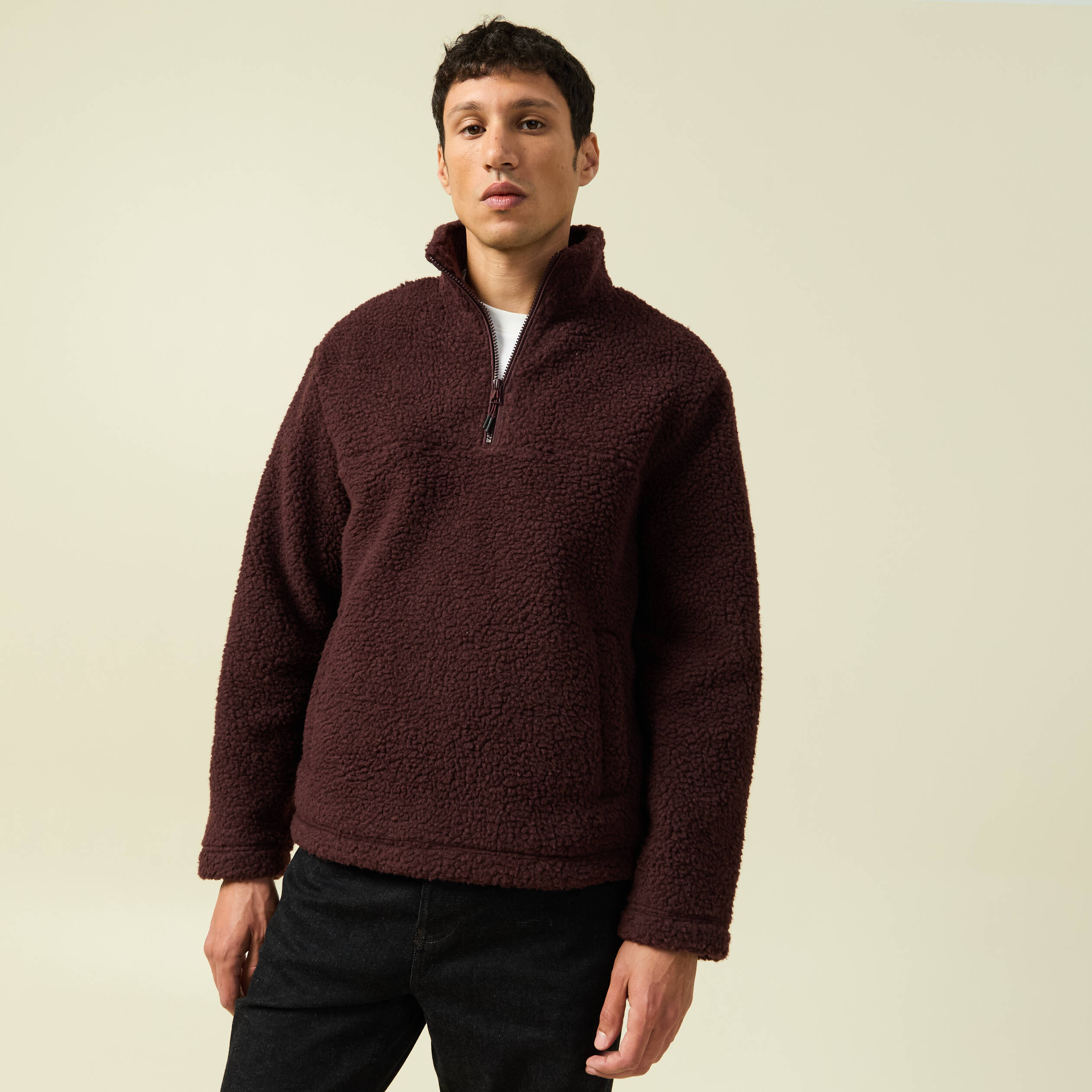 12 Sweats Polaire Hommes Rouge pas chers | Luxembourg