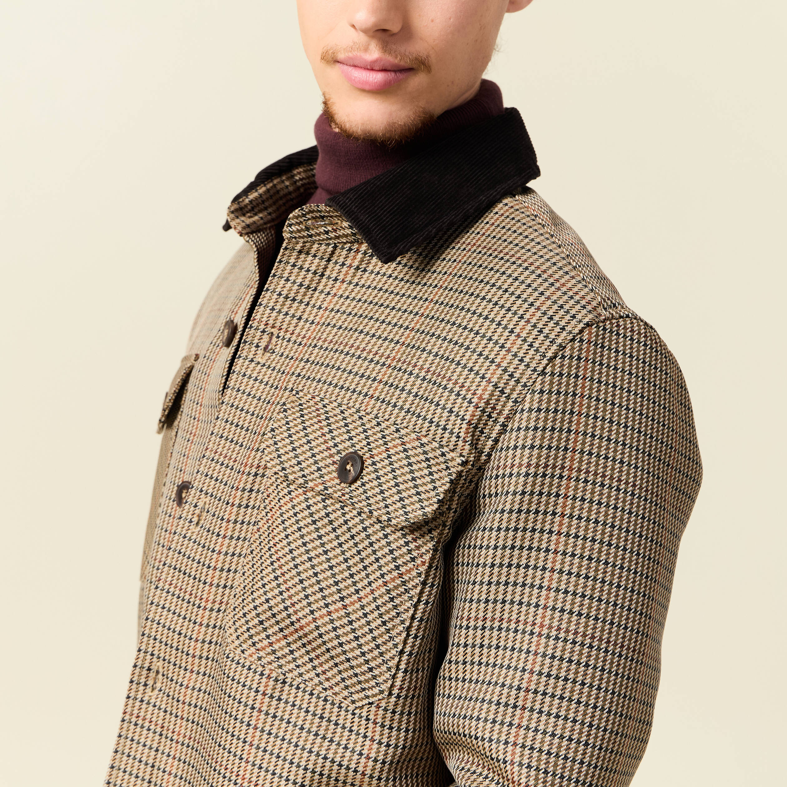 Haut Style & Co. Beige – Col Roulé Manches Longues – Femme 2XL – Neuf Avec étiquettes