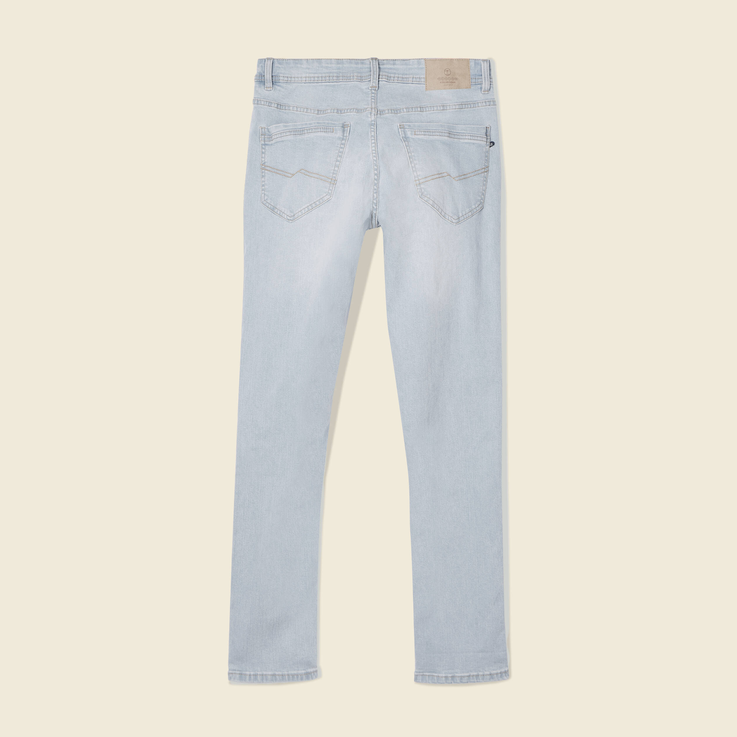 jeans slim eco responsable denim bleach homme Jeans slim éco-responsable denim bleach homme