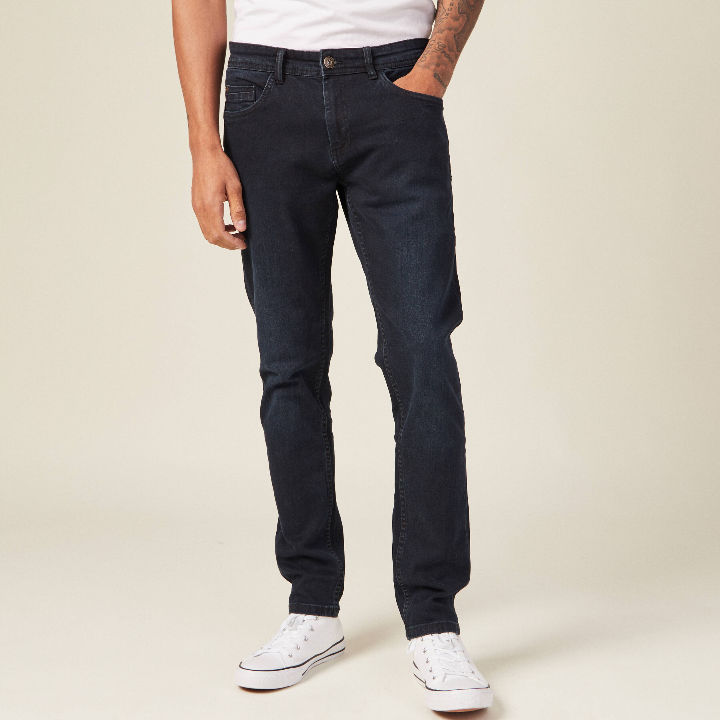 jeans slim eco responsable denim blue black homme Jeans slim éco-responsable denim blue black homme