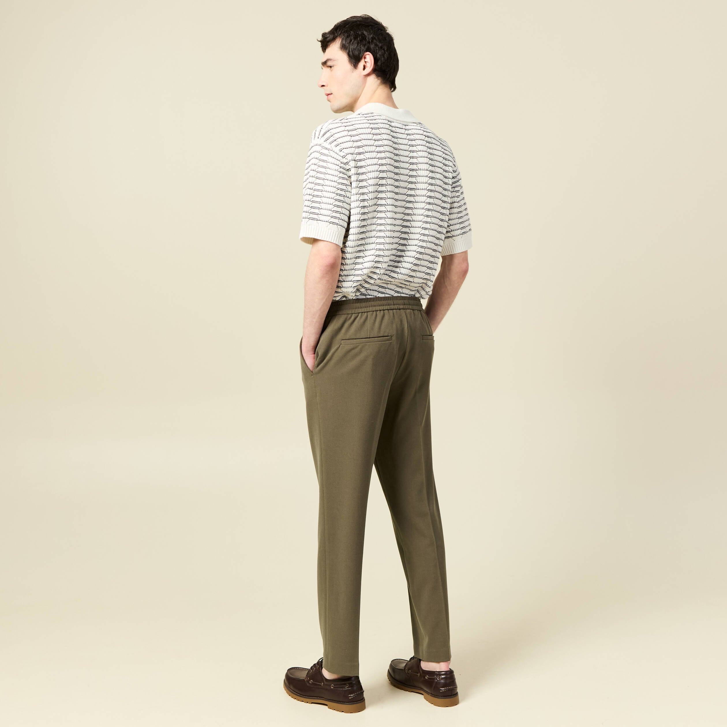 Pantalon taupe homme