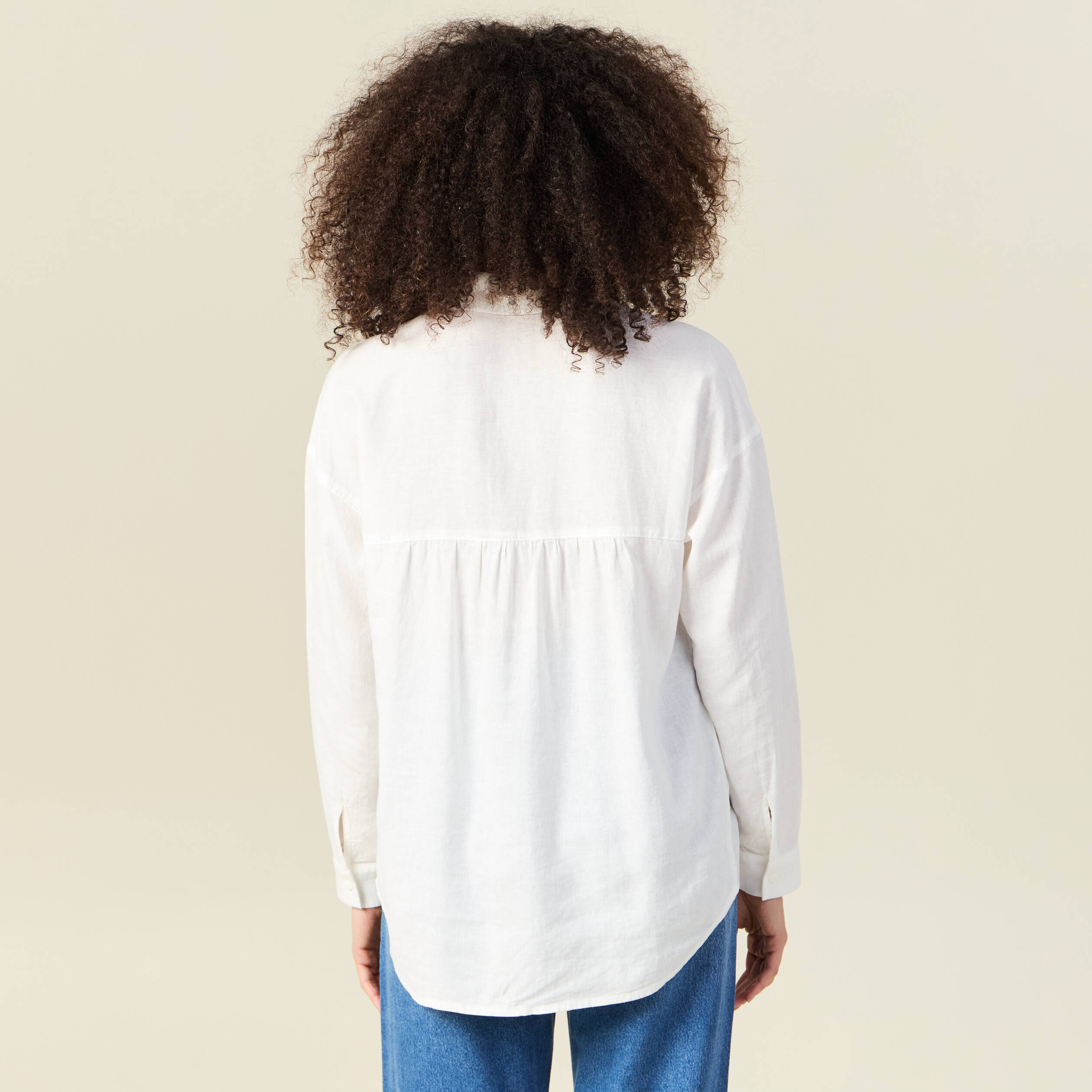 chemise manches longues ecru femme Chemise manches longues ecru femme