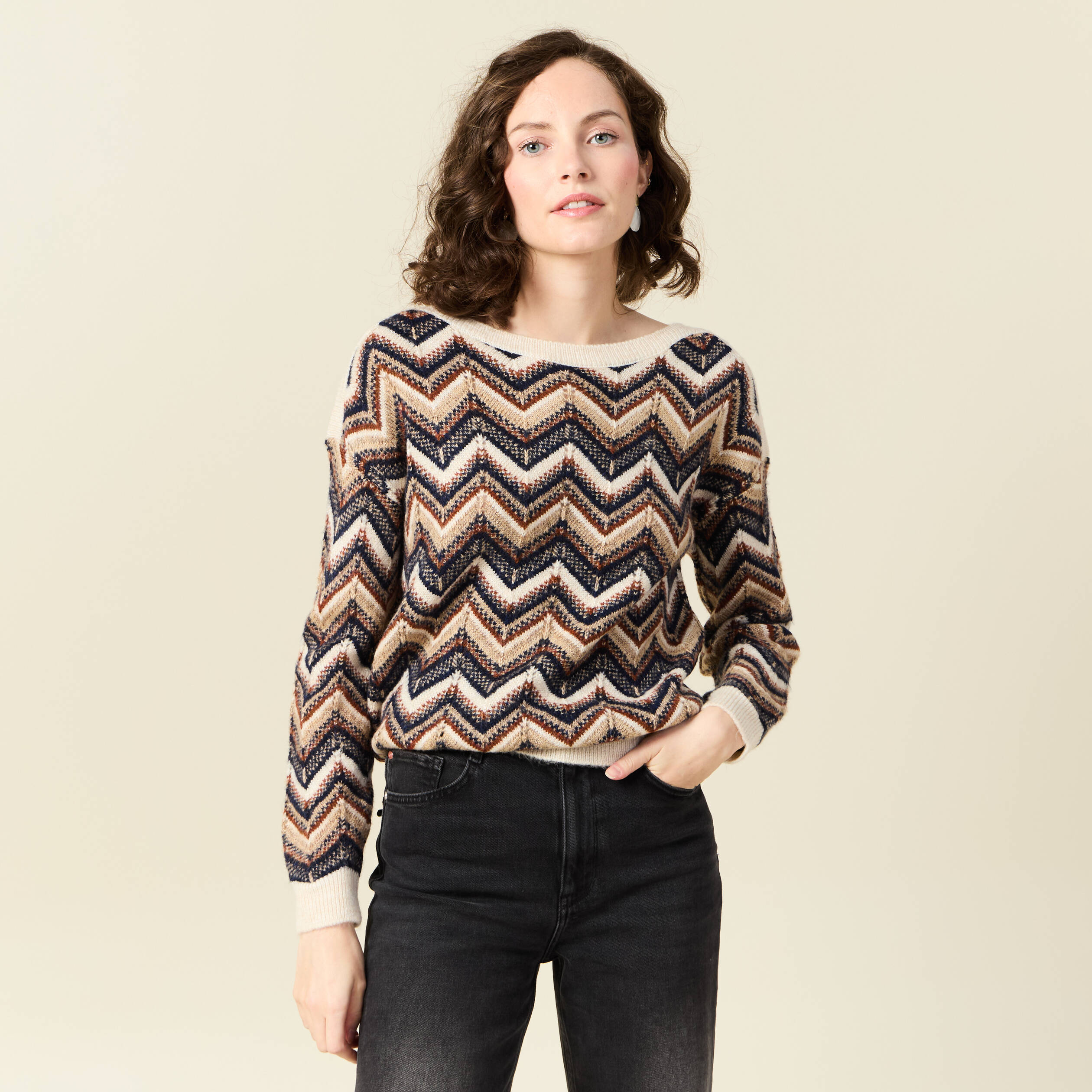 pull manches longues bleu marine femme Pull manches longues bleu marine femme