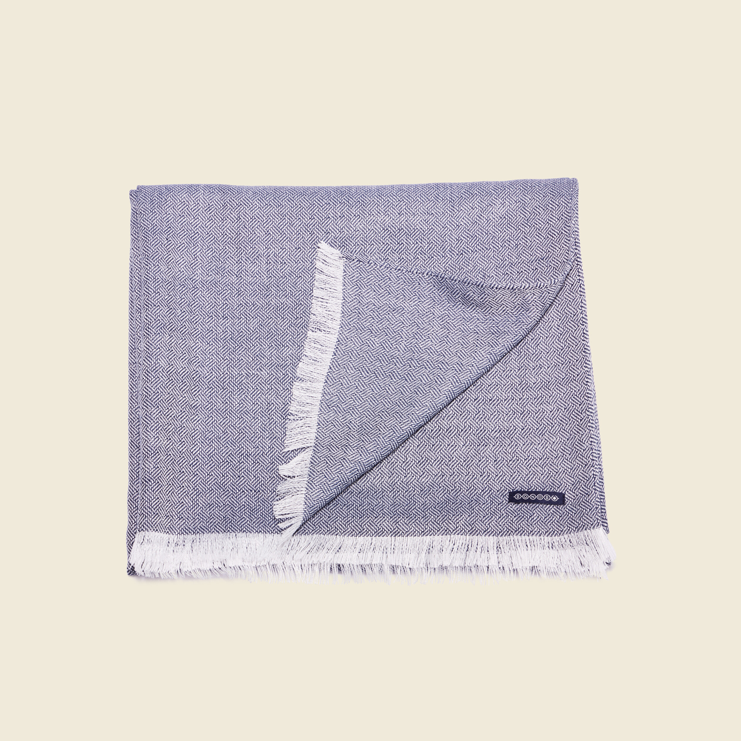 Foulard bleu marine homme