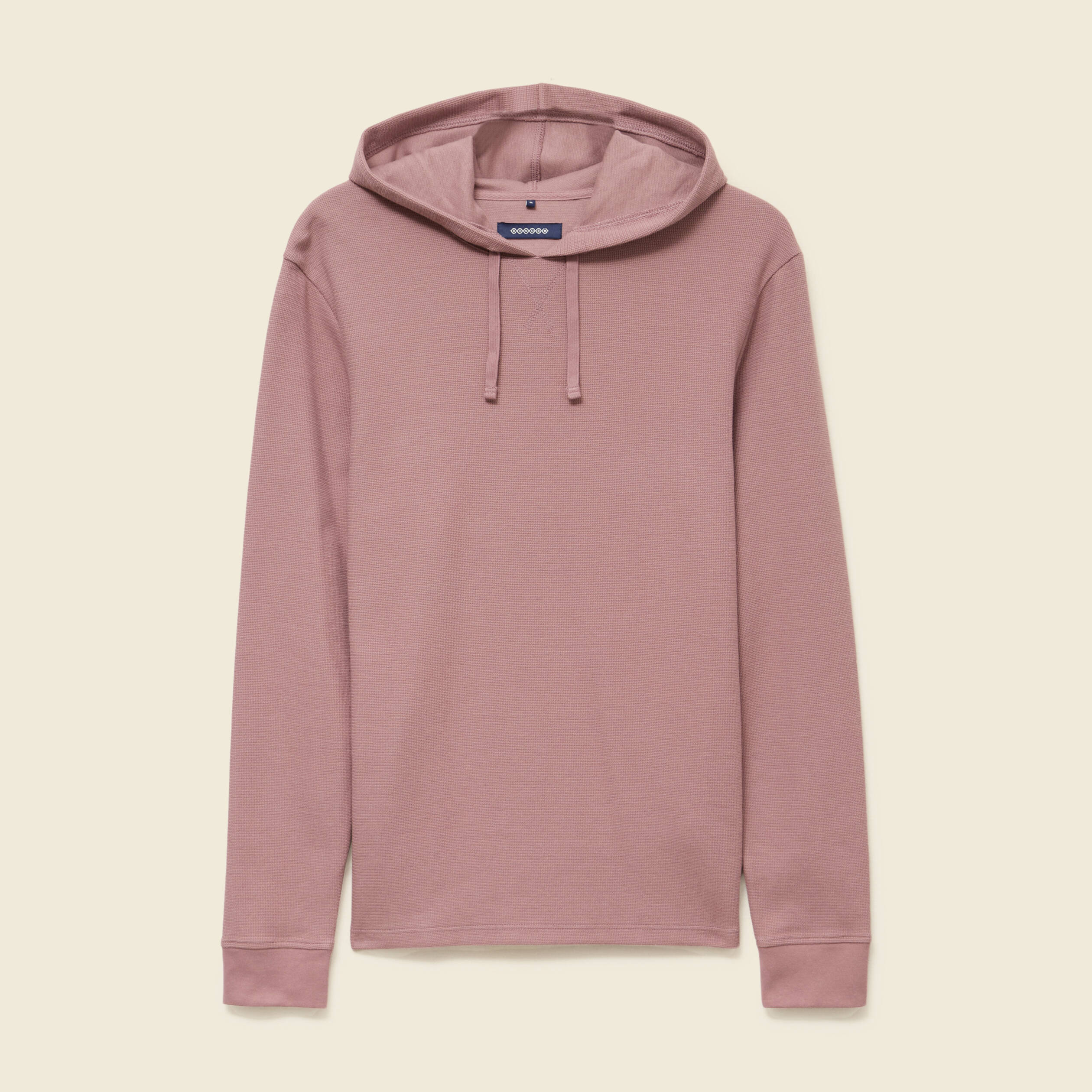 T-shirt &agrave; capuche vieux rose homme