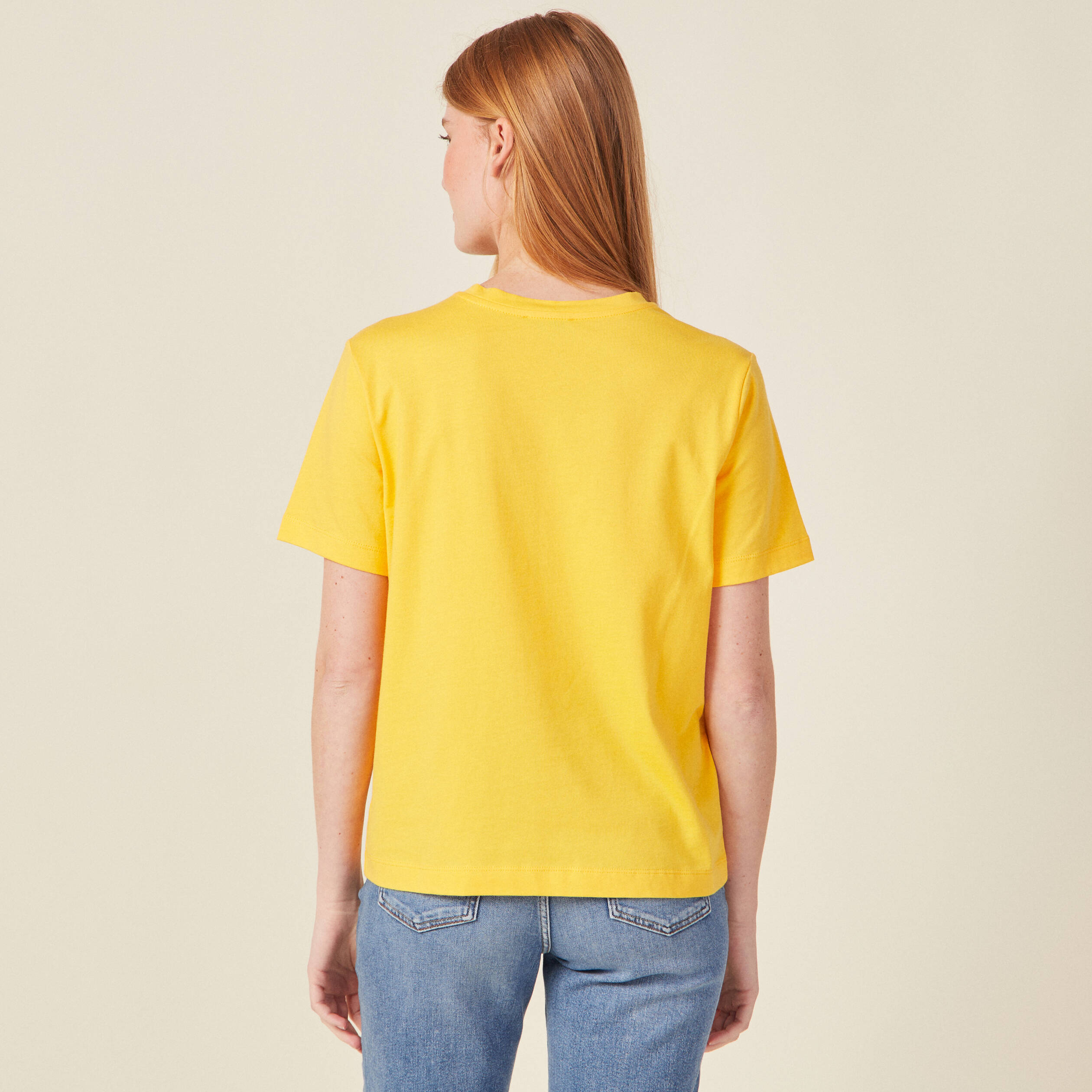 T shirt jaune femme new arrivals