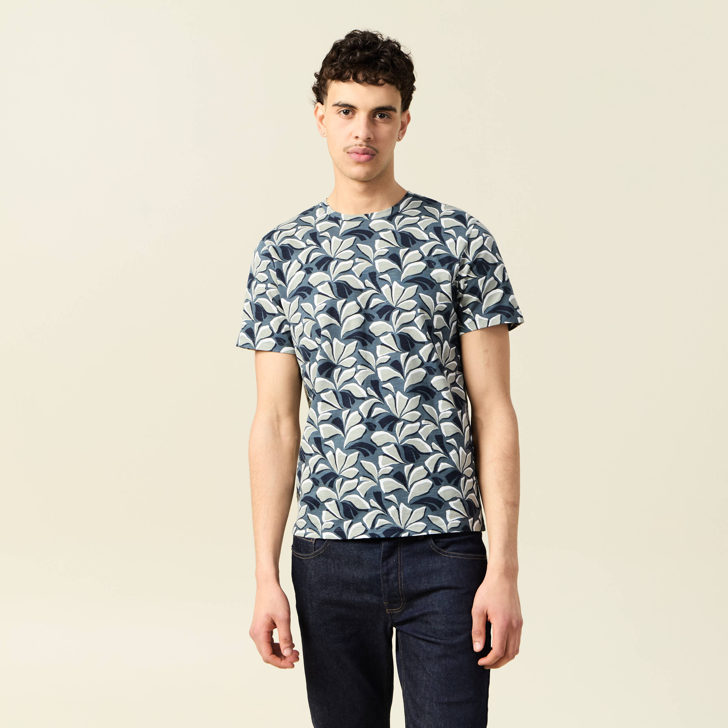 t shirt manches courtes bleu homme T-shirt manches courtes bleu homme