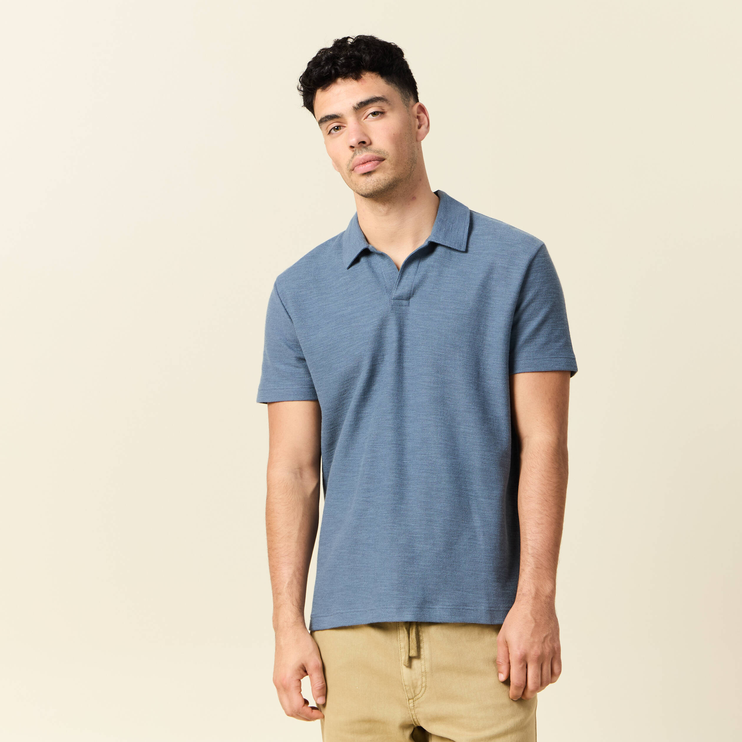 polo manches courtes bleu fonce homme Polo manches courtes bleu foncé homme