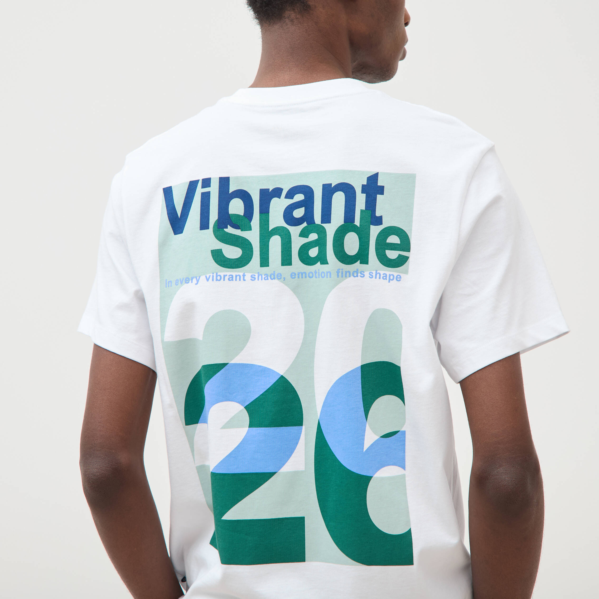 T-shirt en coton ecru homme