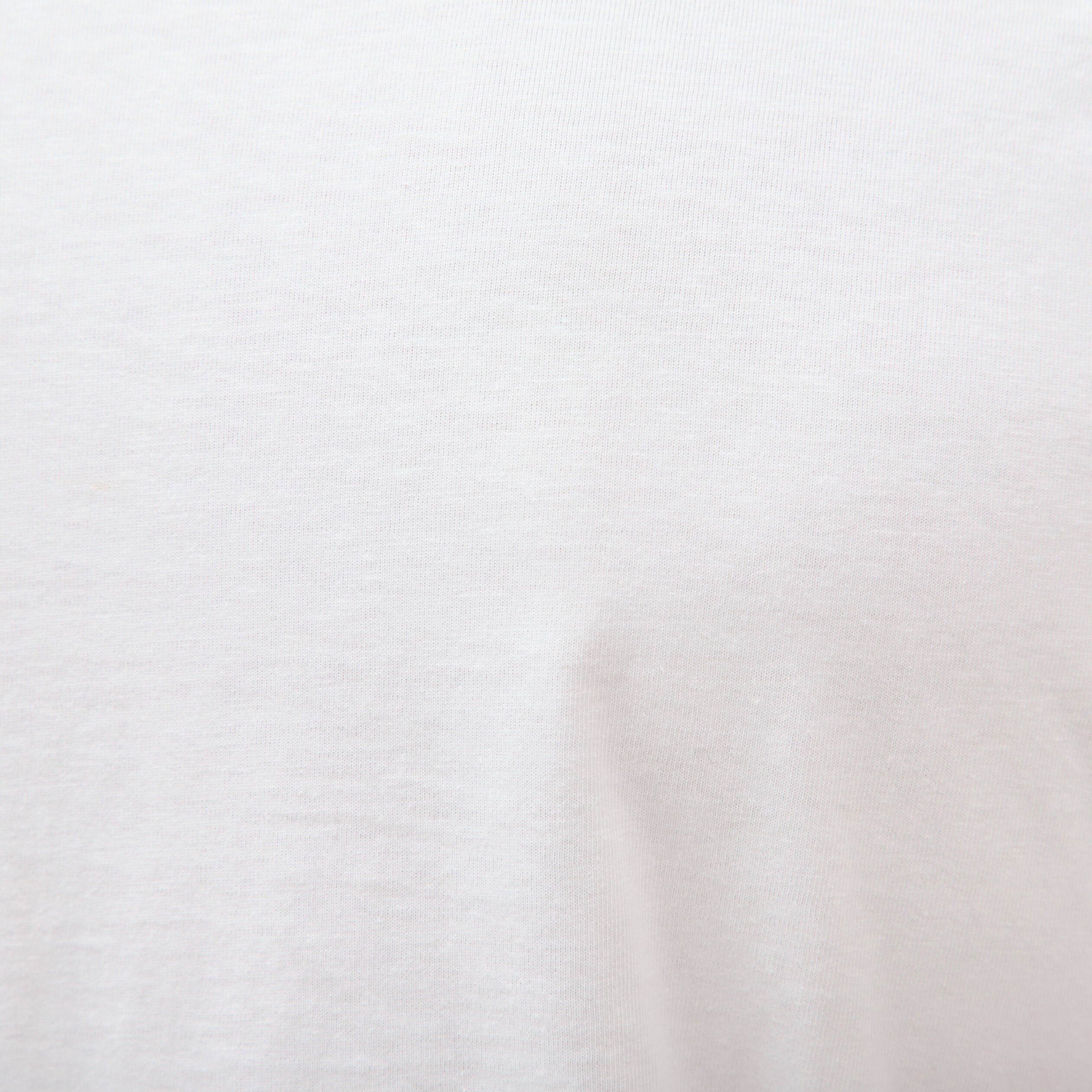 T-shirt en coton manches courtes blanc homme