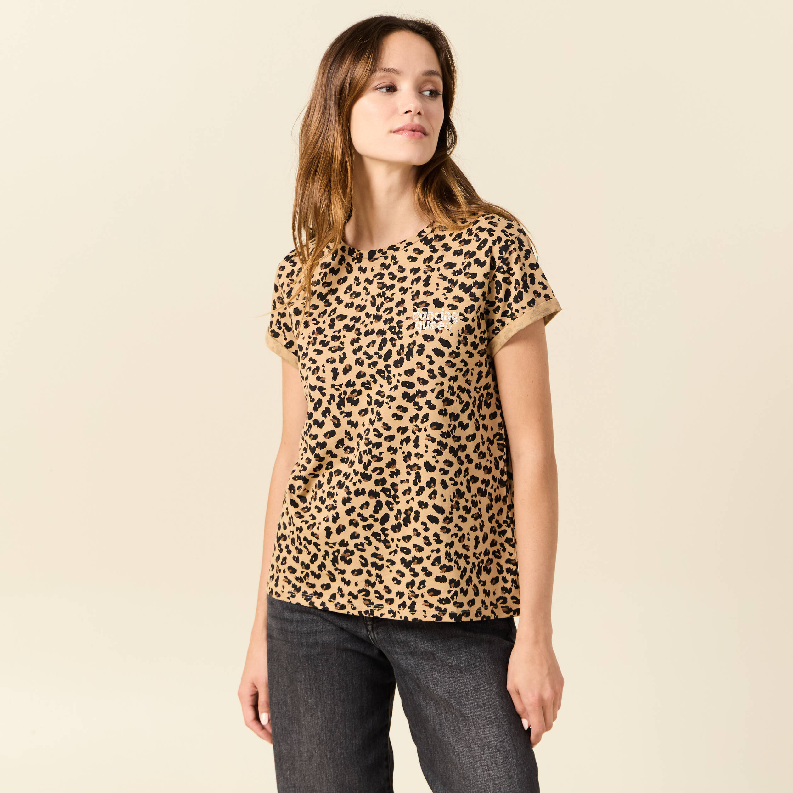 t shirt manches courtes camel femme T-shirt manches courtes camel femme