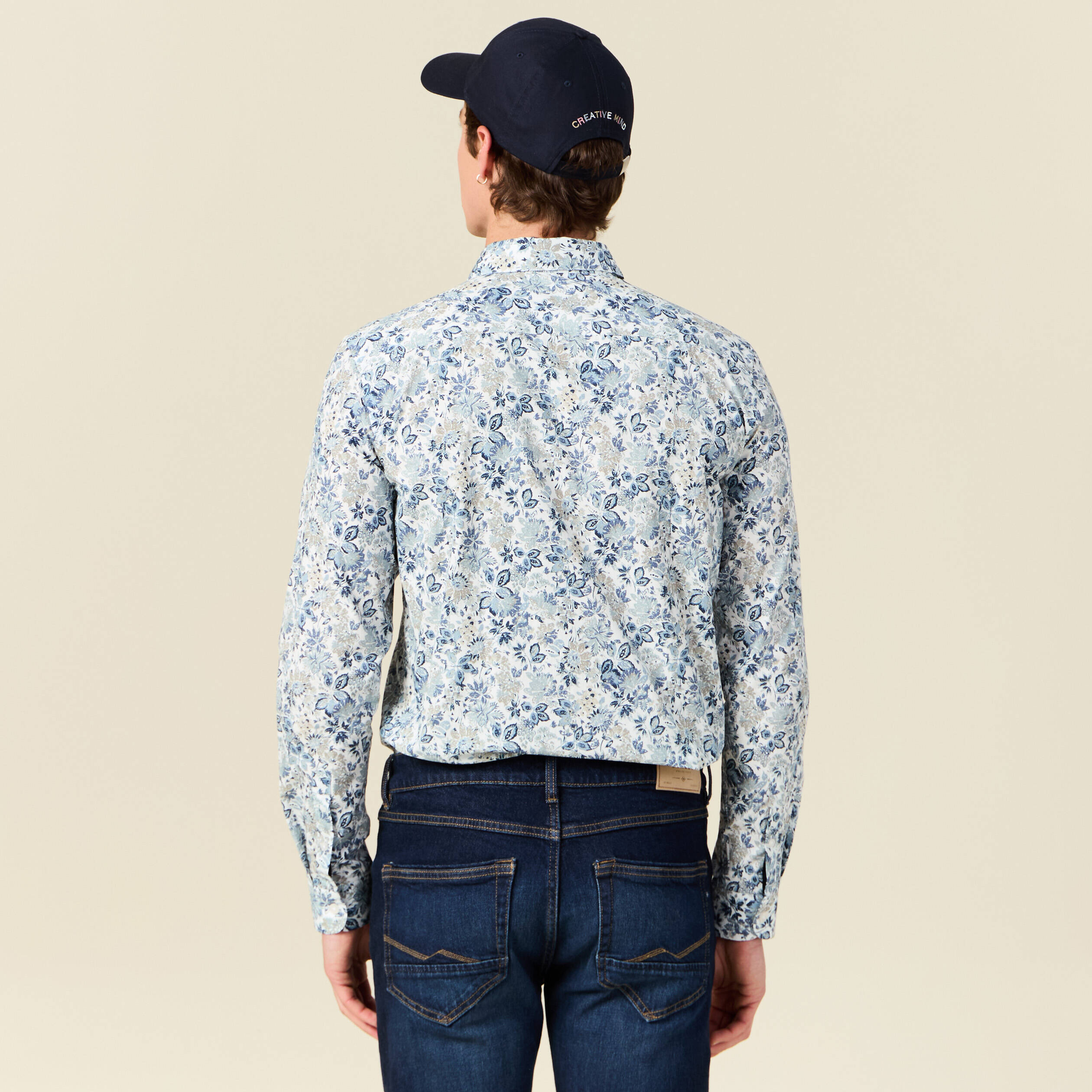 chemise a manches longues blanc homme Chemise à manches longues blanc homme