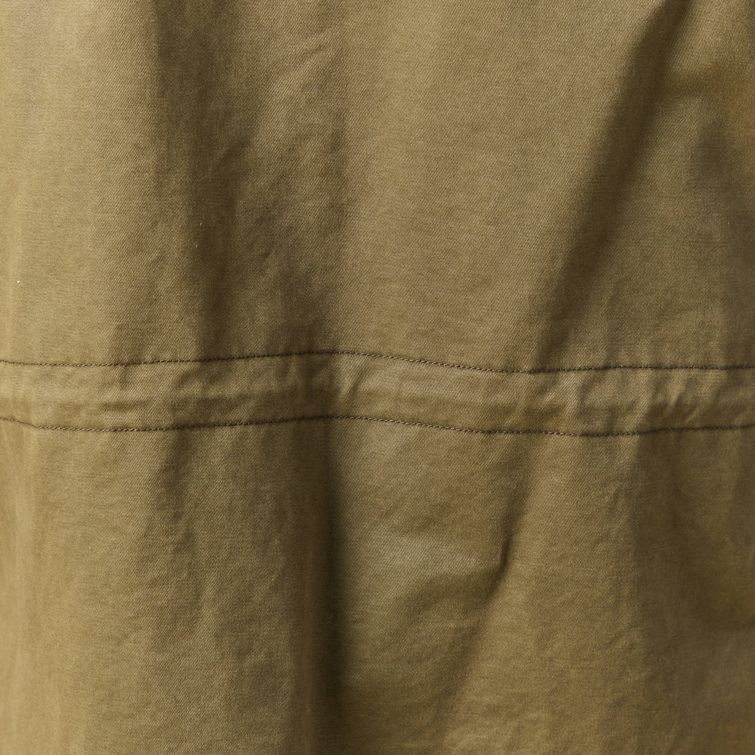 Saharienne col montant manches longues vert kaki homme