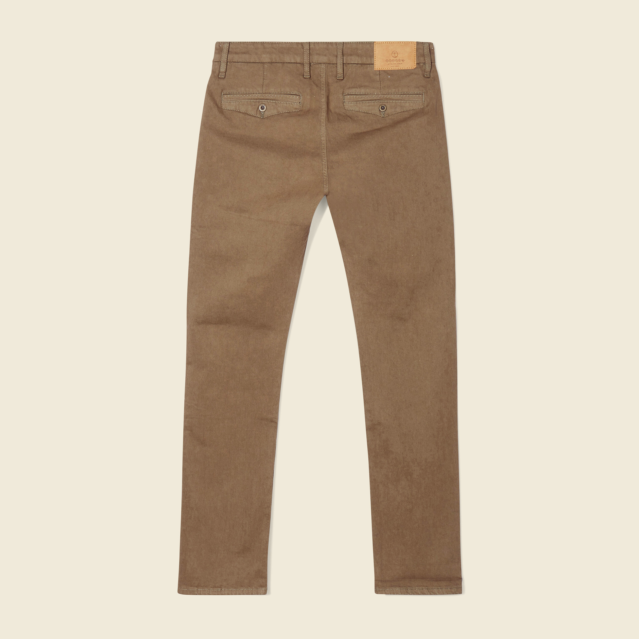 pantalon chino slim taupe homme Pantalon chino slim taupe homme