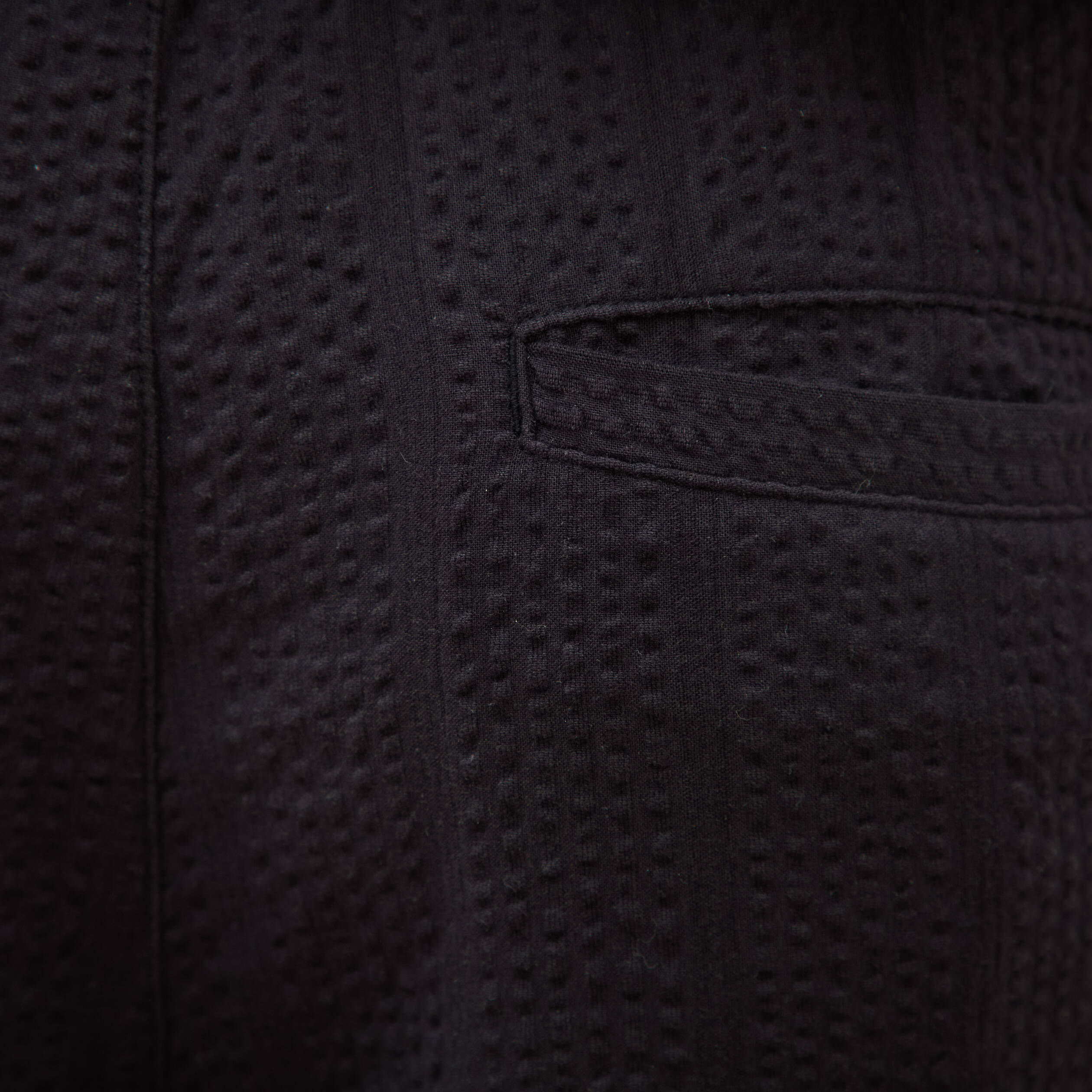 Short en coton noir homme