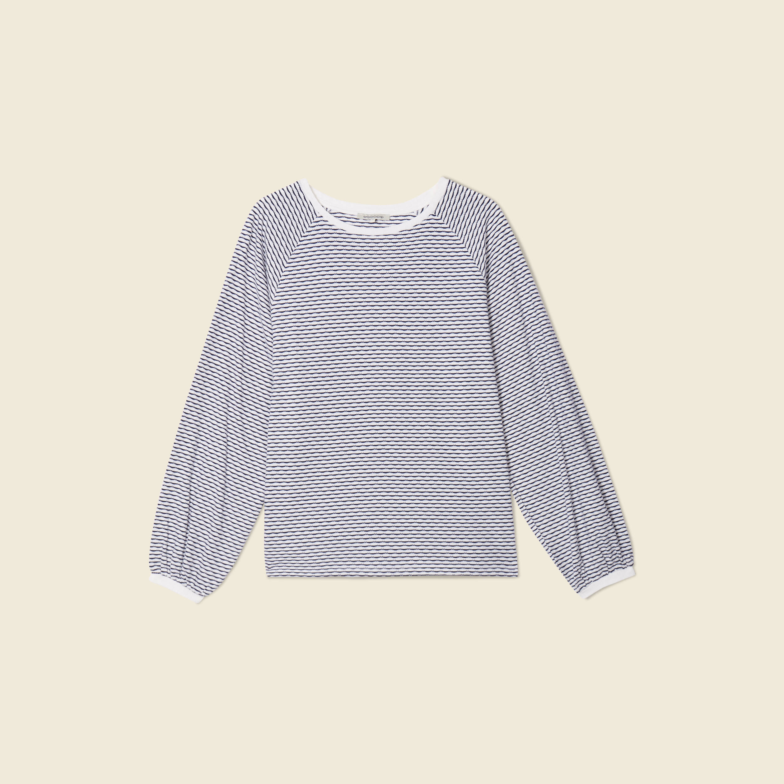 t shirt manches longues ecru femme T-shirt manches longues ecru femme