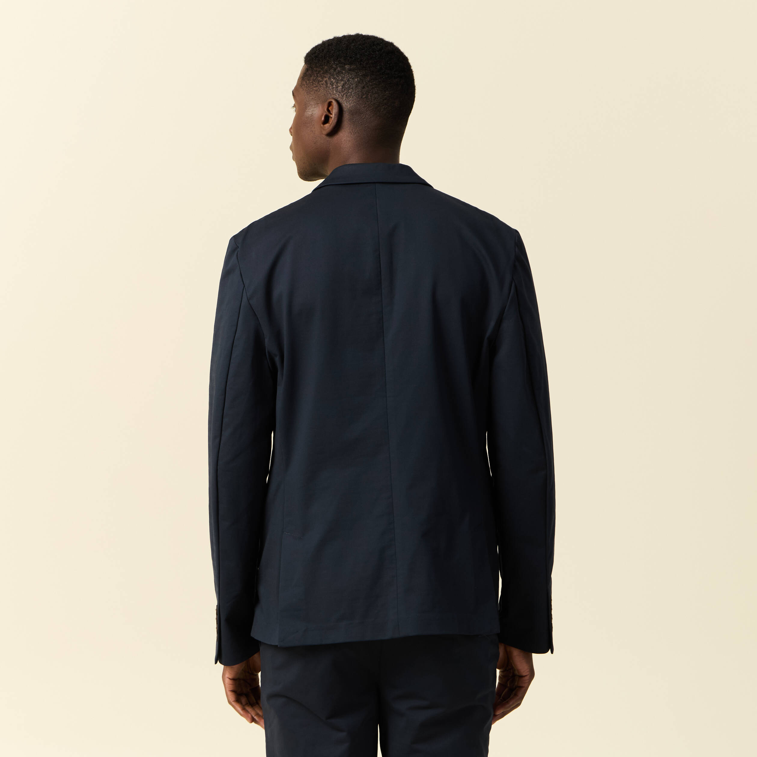 Veste blazer stretch bleu marine homme