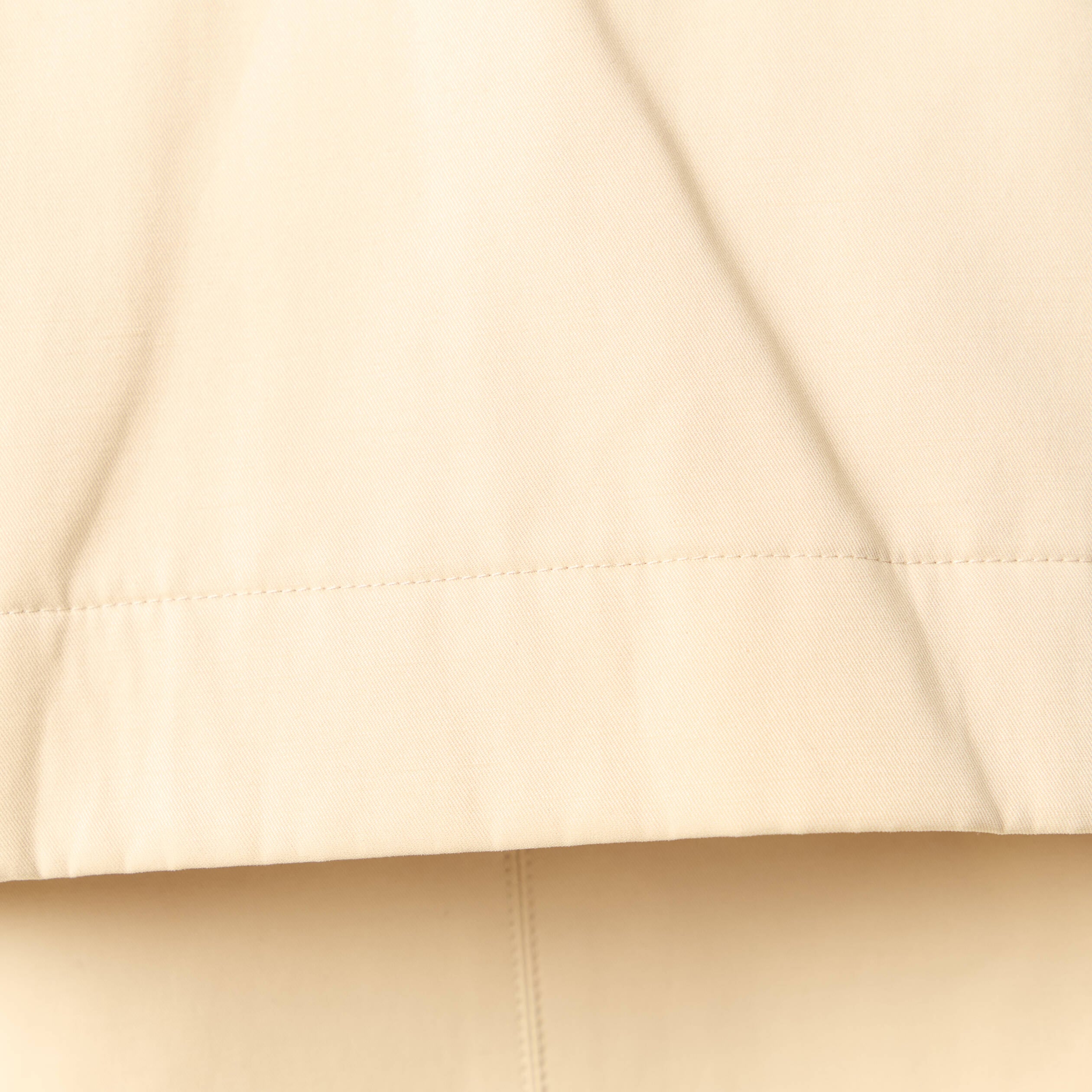 Trench oversize court col tailleur beige femme