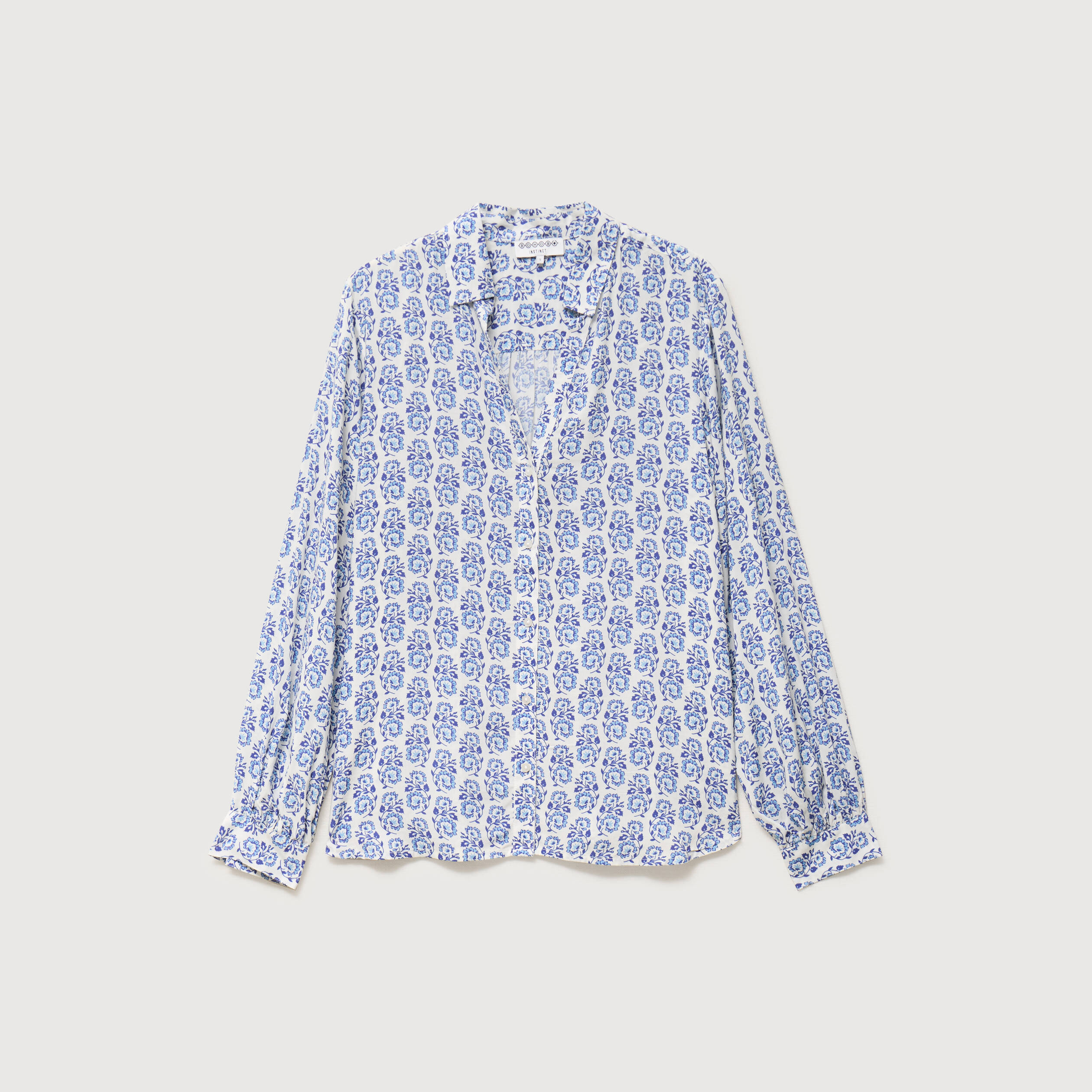 Blouse manches longues blanc femme