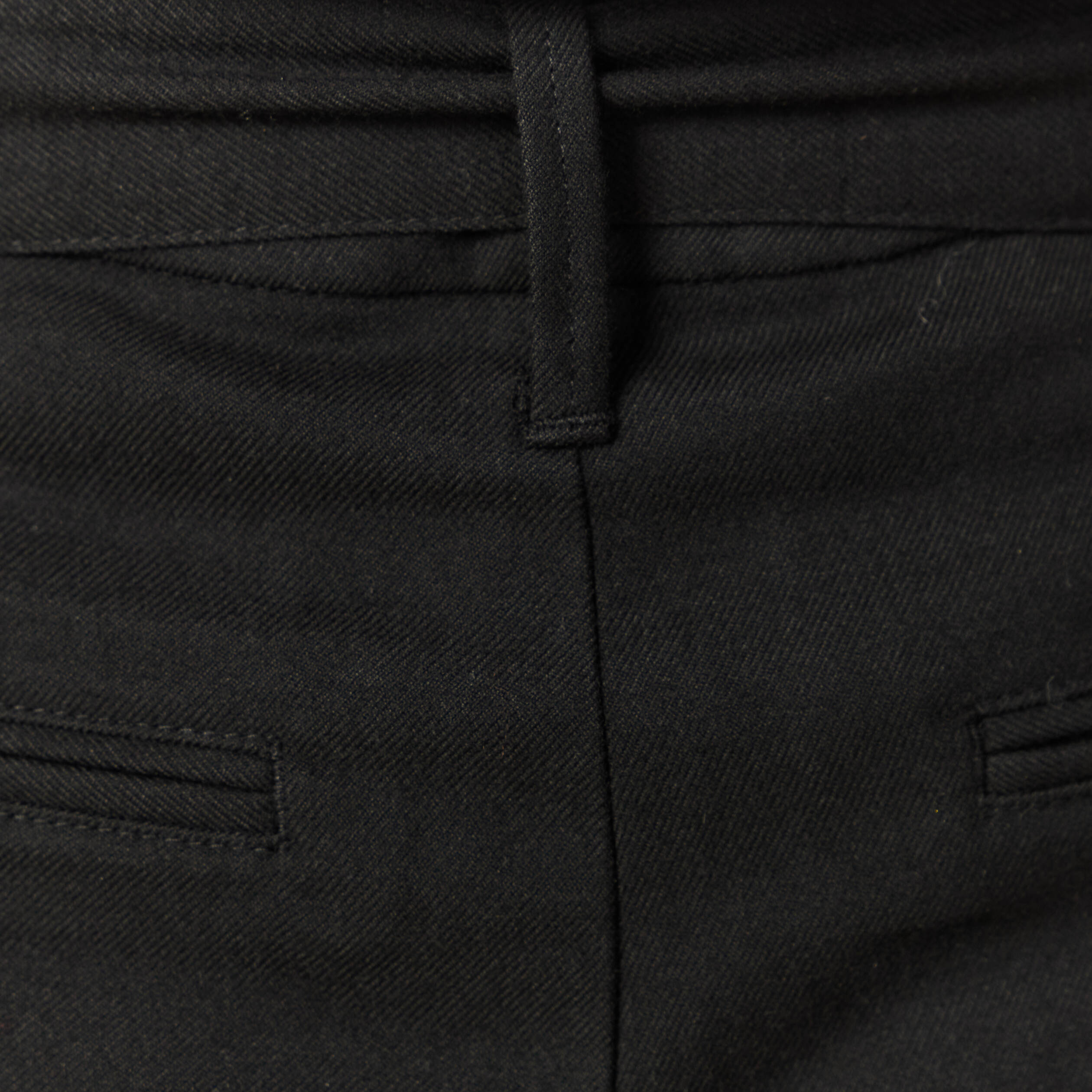 Pantalon paperbag noir femme