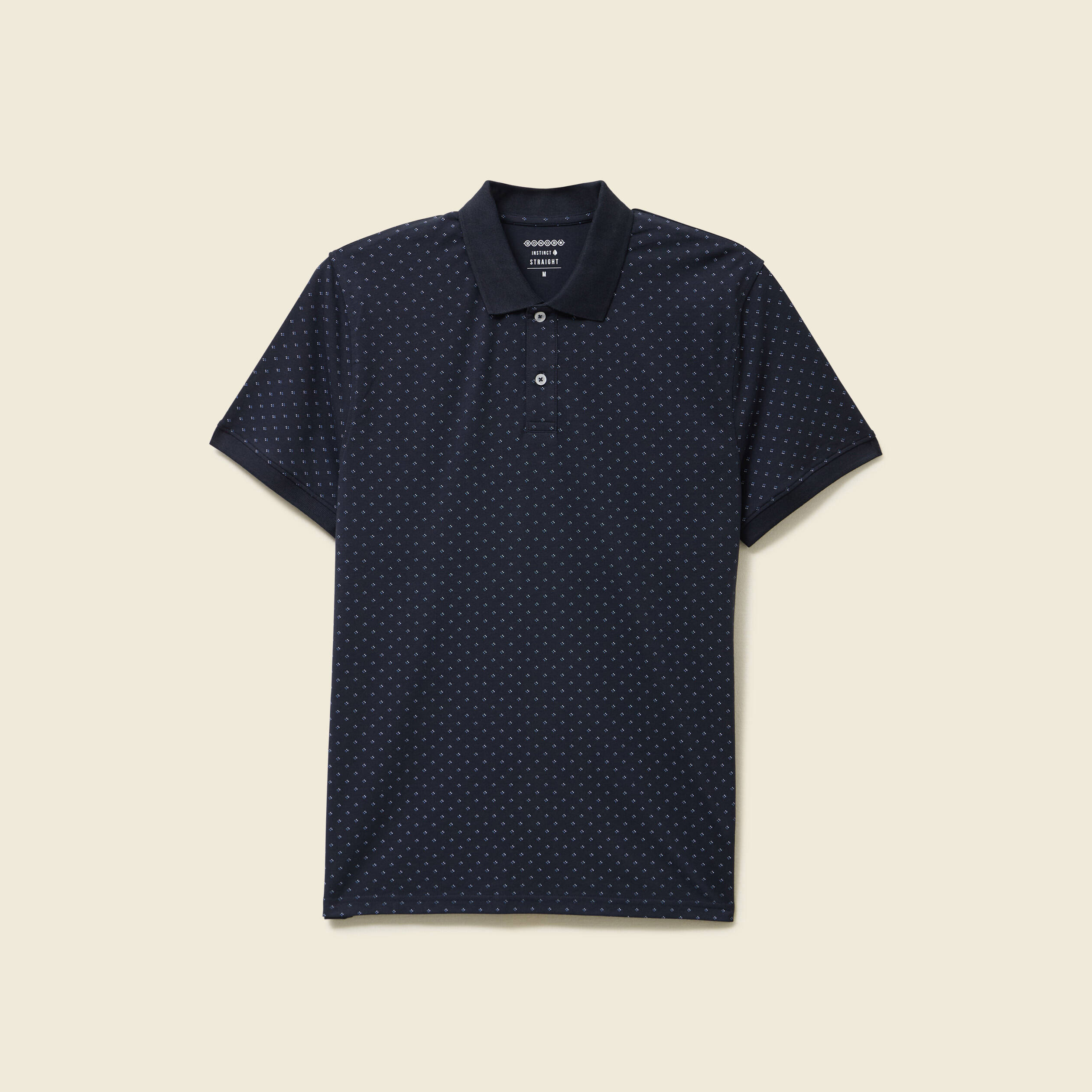 Polo éco-responsable bleu homme