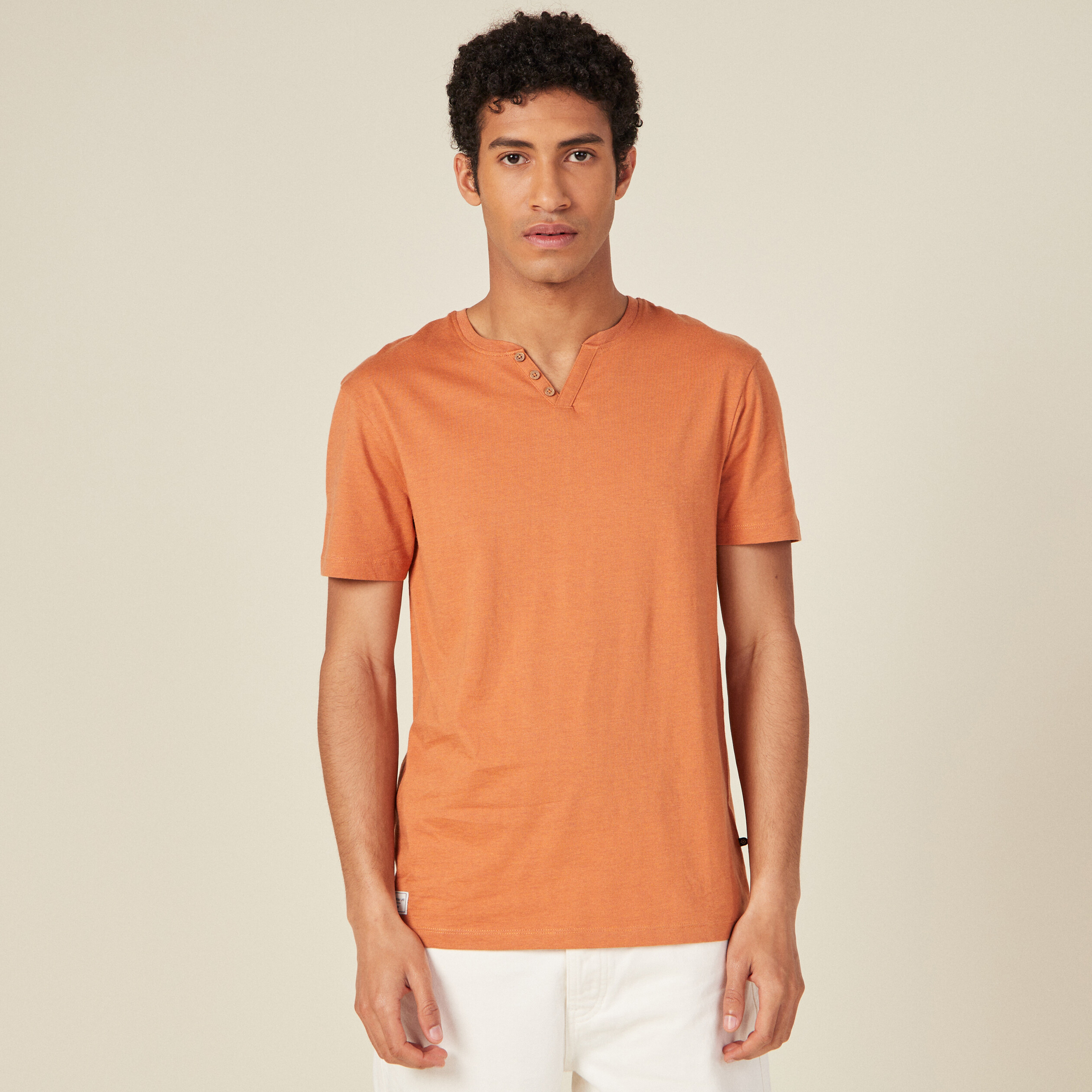 T-shirt éco-responsable rouge homme