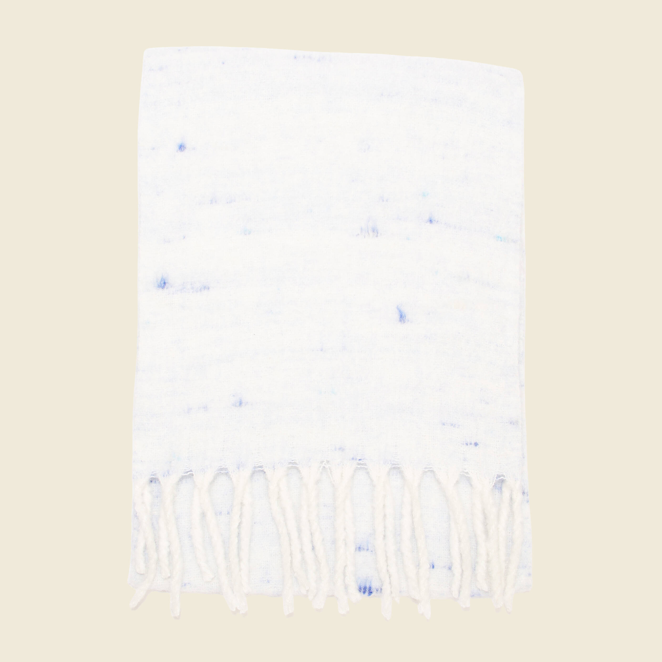 echarpe a franges bleu clair femme Écharpe à franges bleu clair femme