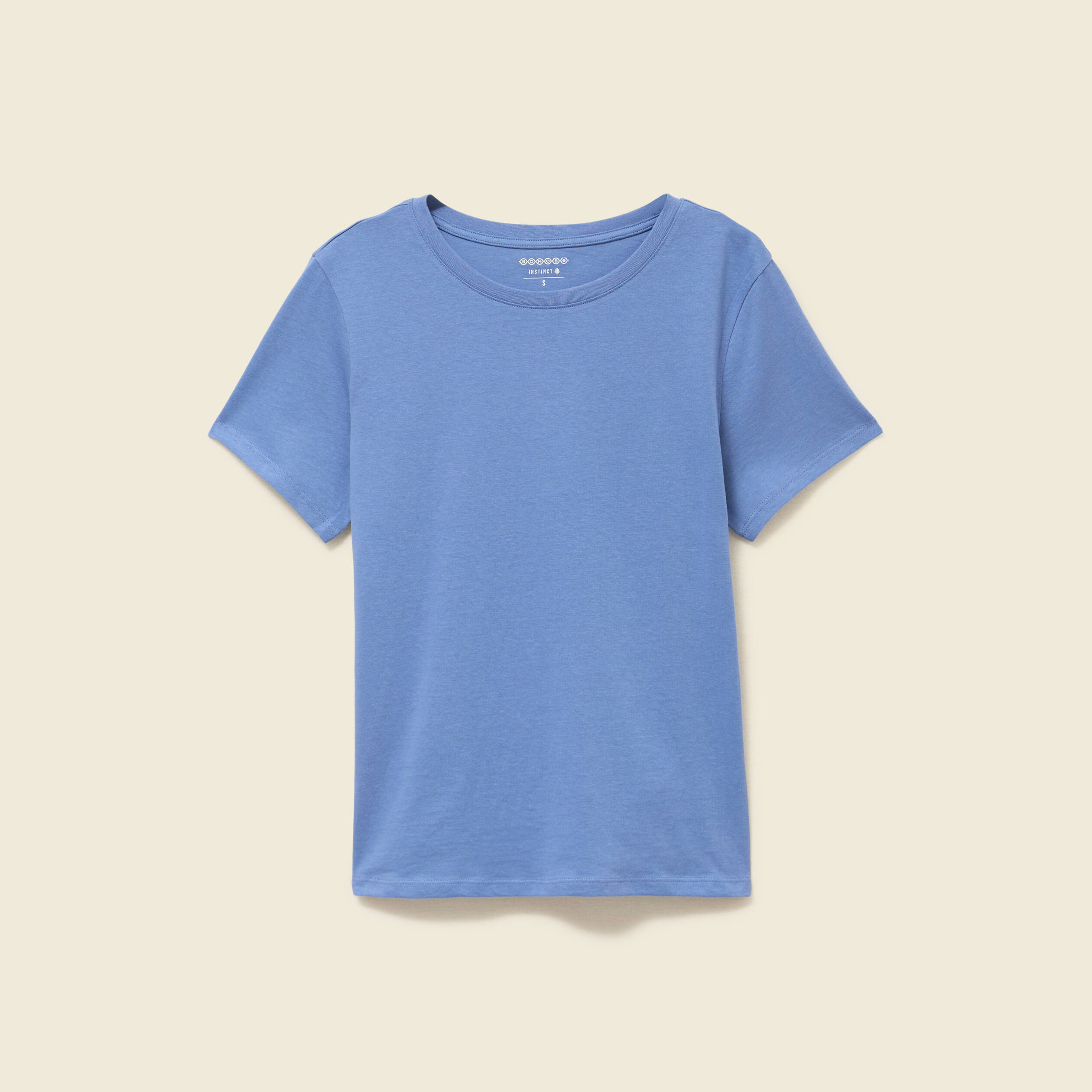 T-shirt Fille Lands’end Bleu 7-8 Ans, Coton Doux, Col Rond – Imprimé Microscope