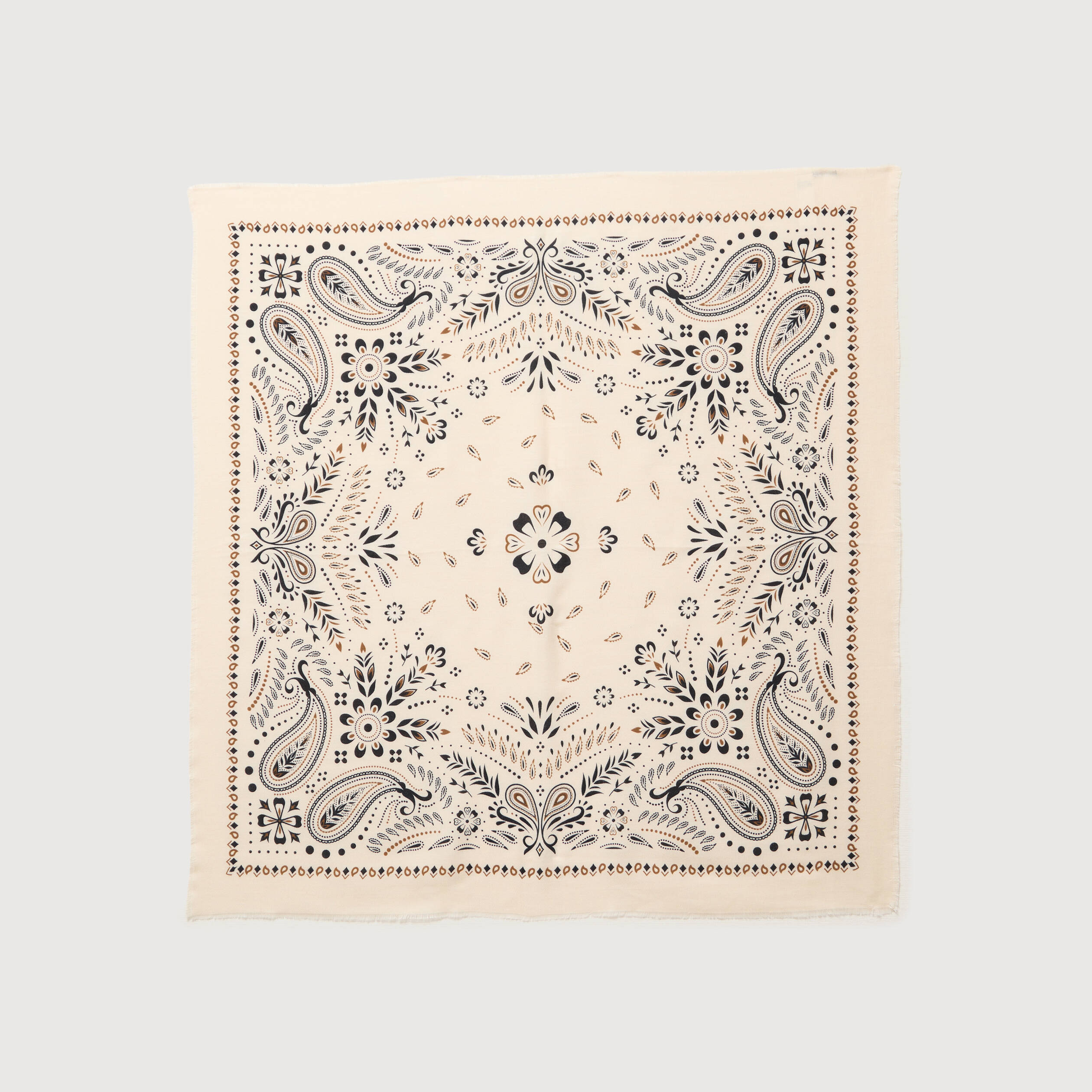 Foulard ecru femme