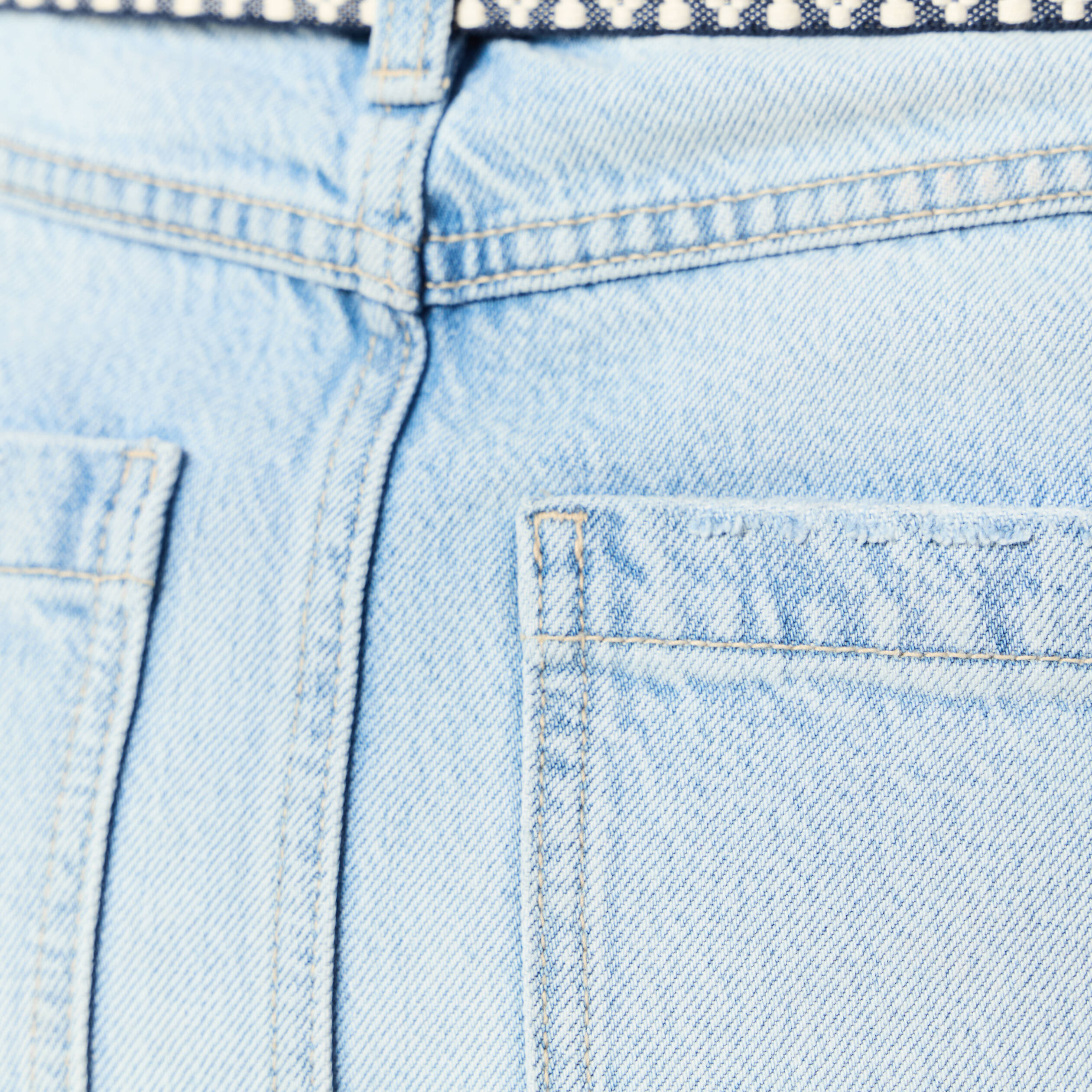 jupe longue droite en jean denim bleach femme Jupe longue droite en jean denim bleach femme