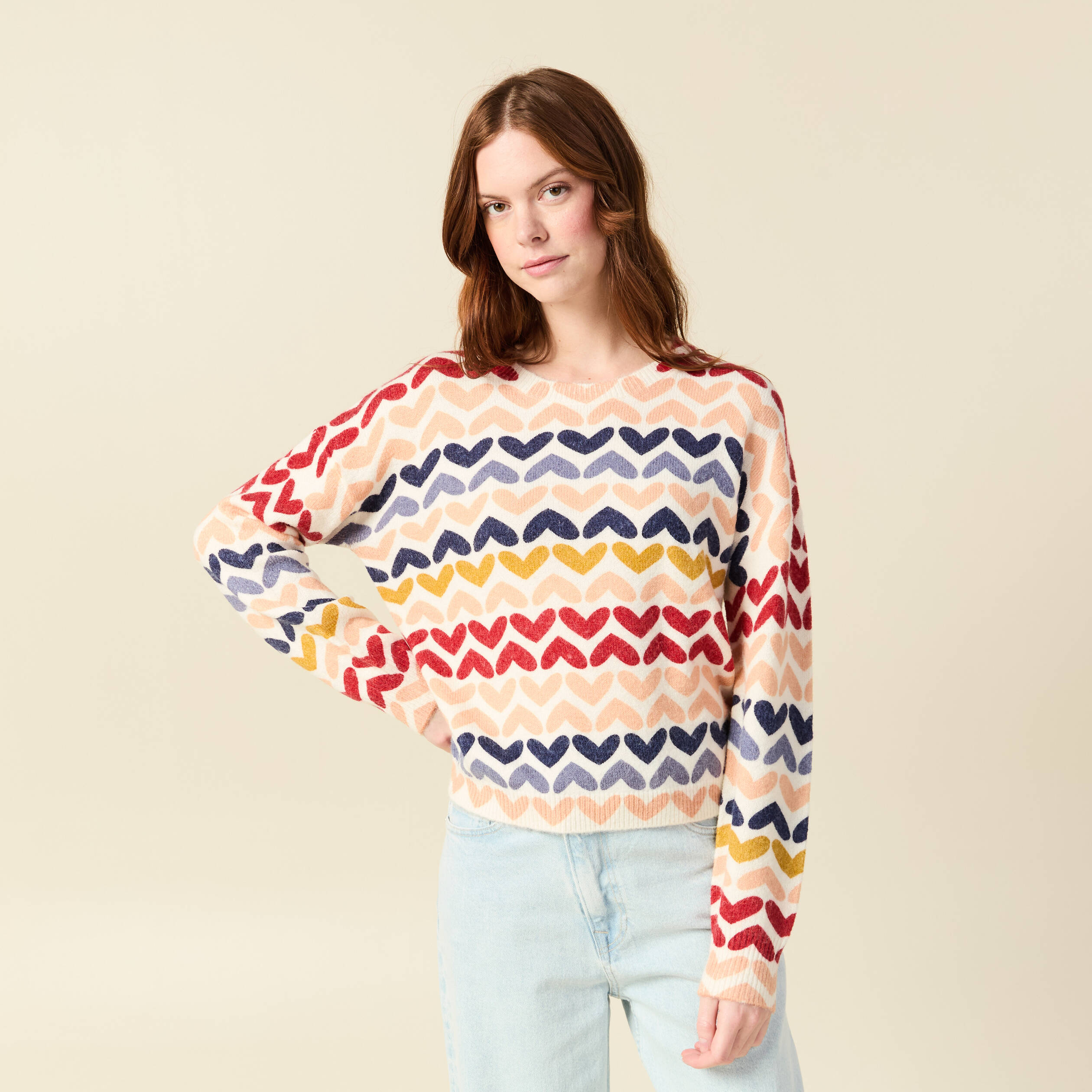 WNEEDU T-shirt D'été Décontracté Pour Femme - Col Rond - Manches