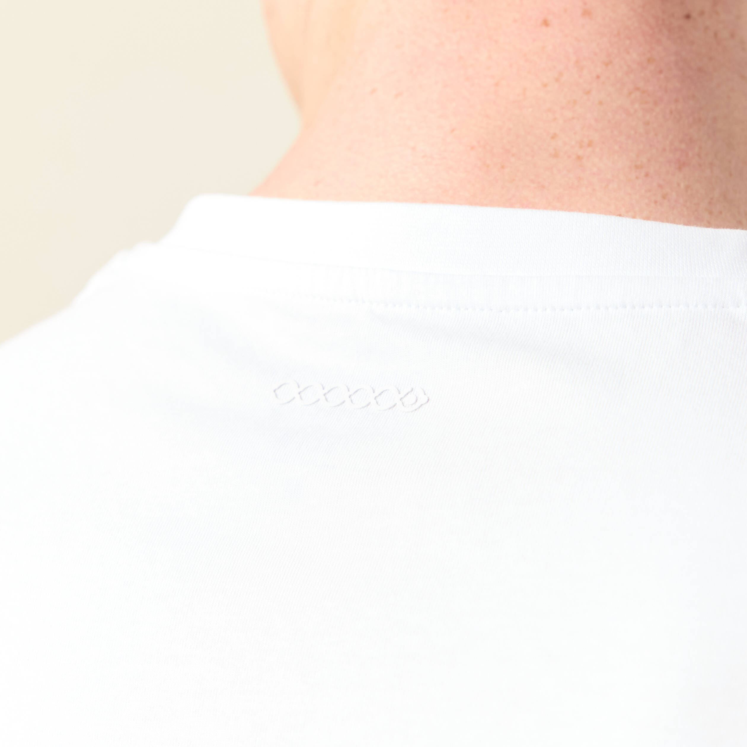 t shirt col v homme instinct blanc homme T-shirt col V homme Instinct blanc homme