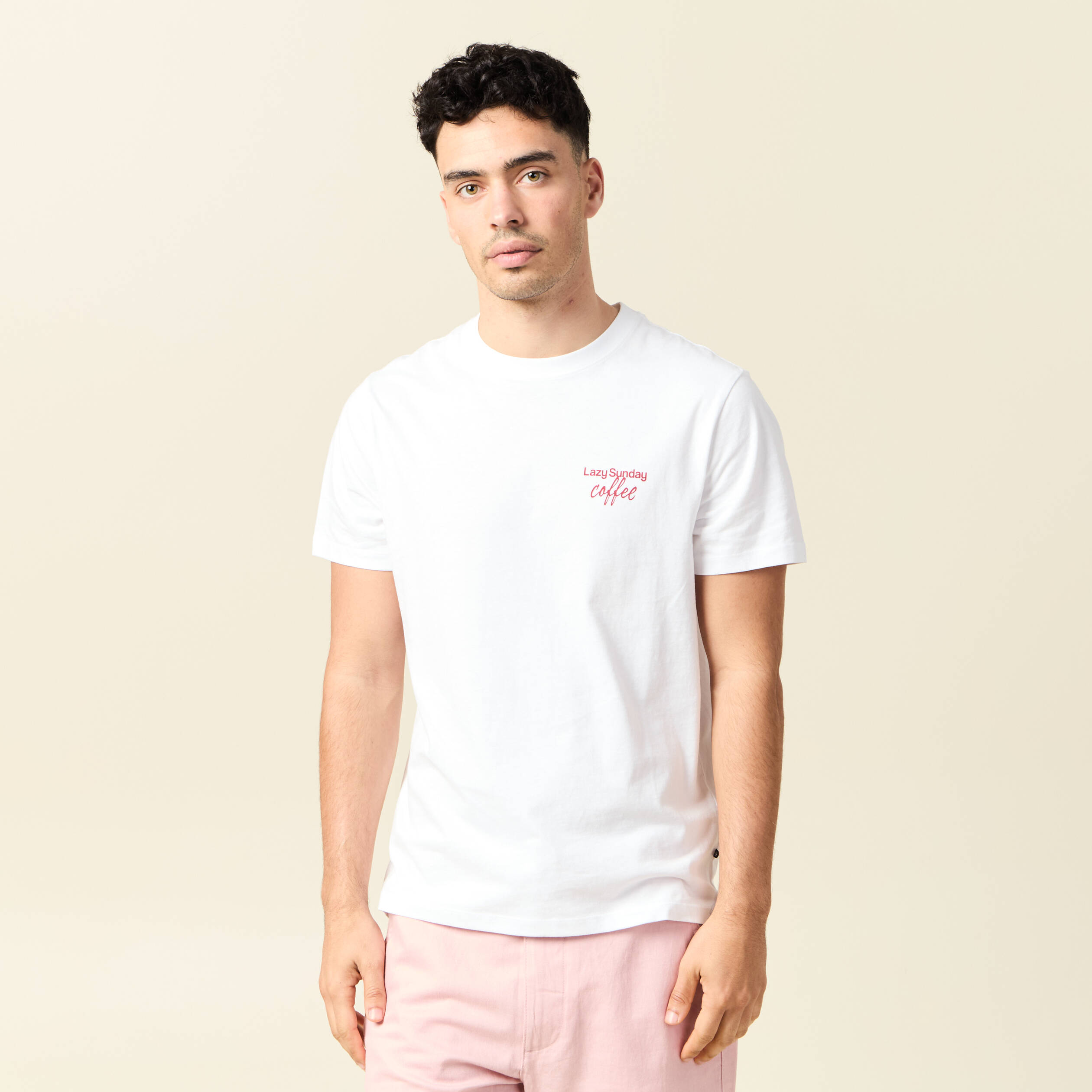 t shirt manches courtes blanc homme T-shirt manches courtes blanc homme