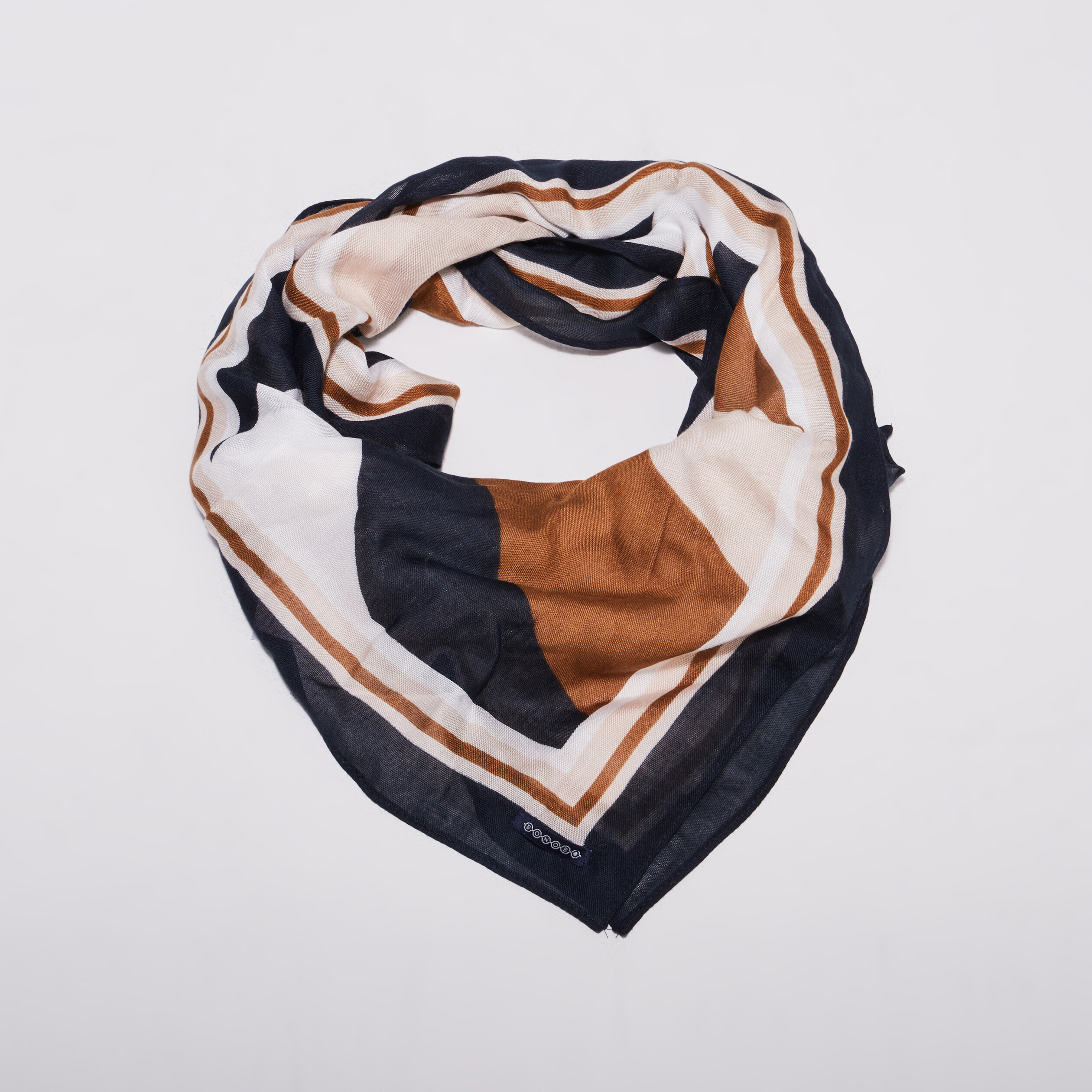 Foulard noir femme