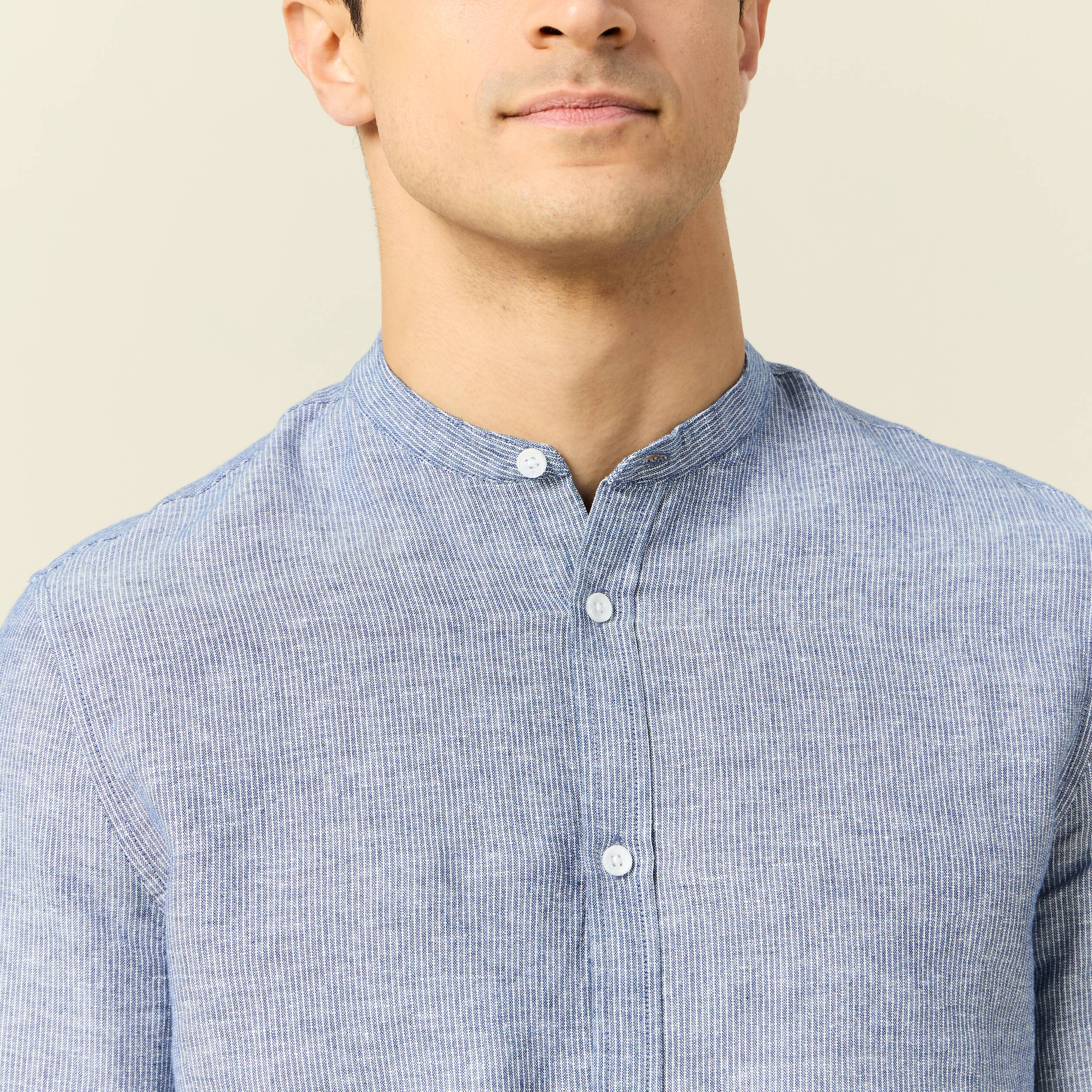 chemise manches longues bleu gris homme Chemise manches longues bleu gris homme