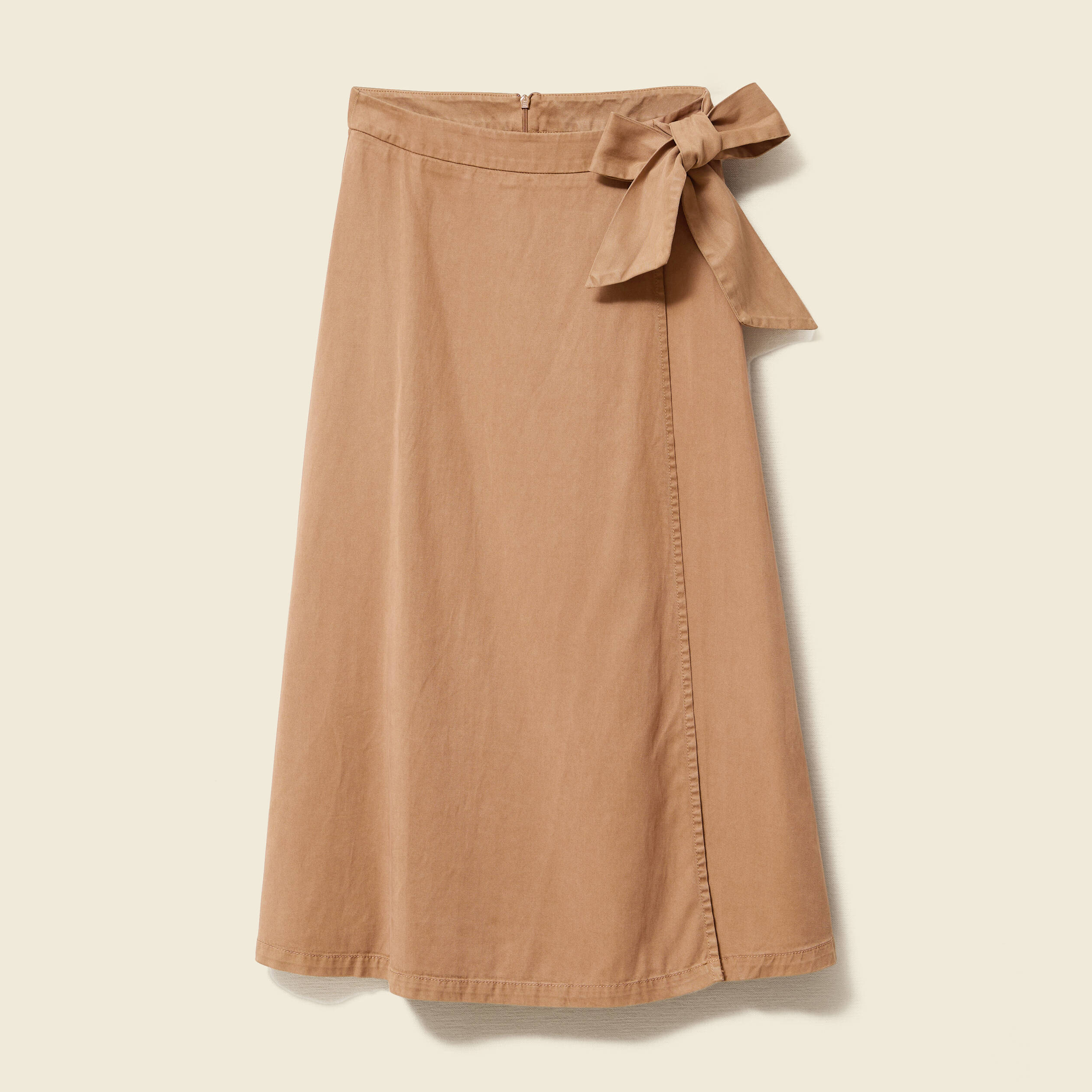 Jupe marron clair femme